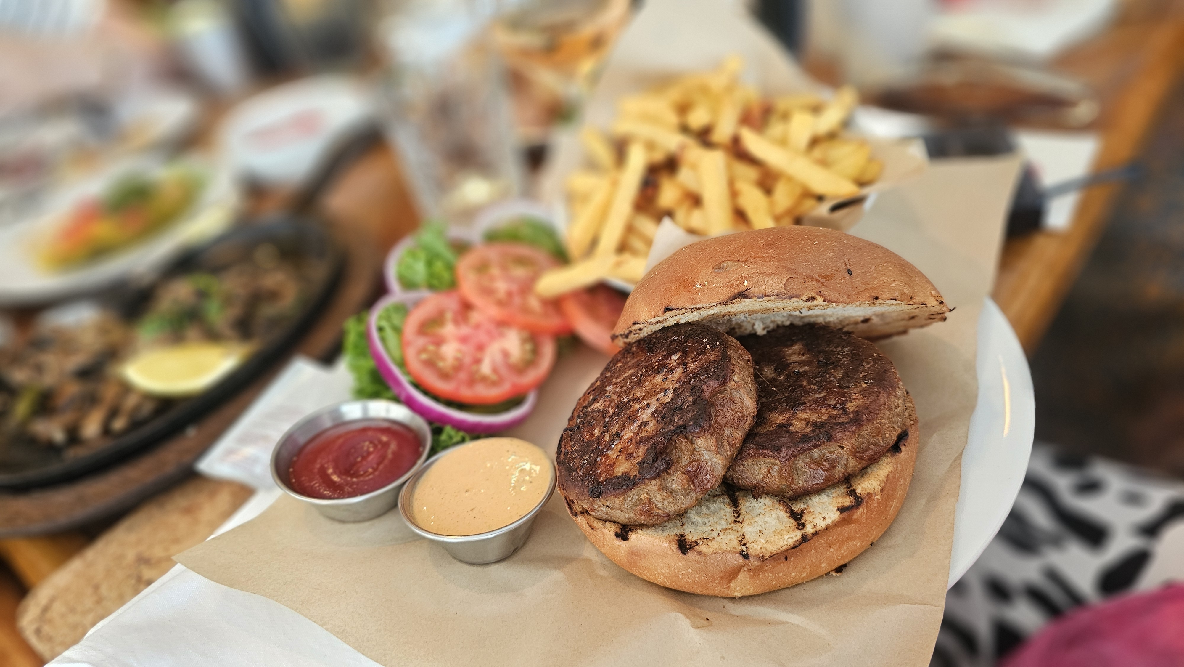 The vegan dish at the Ranch House restaurant on the Royal Beach boardwalk. Photo: Ira Makiyenko