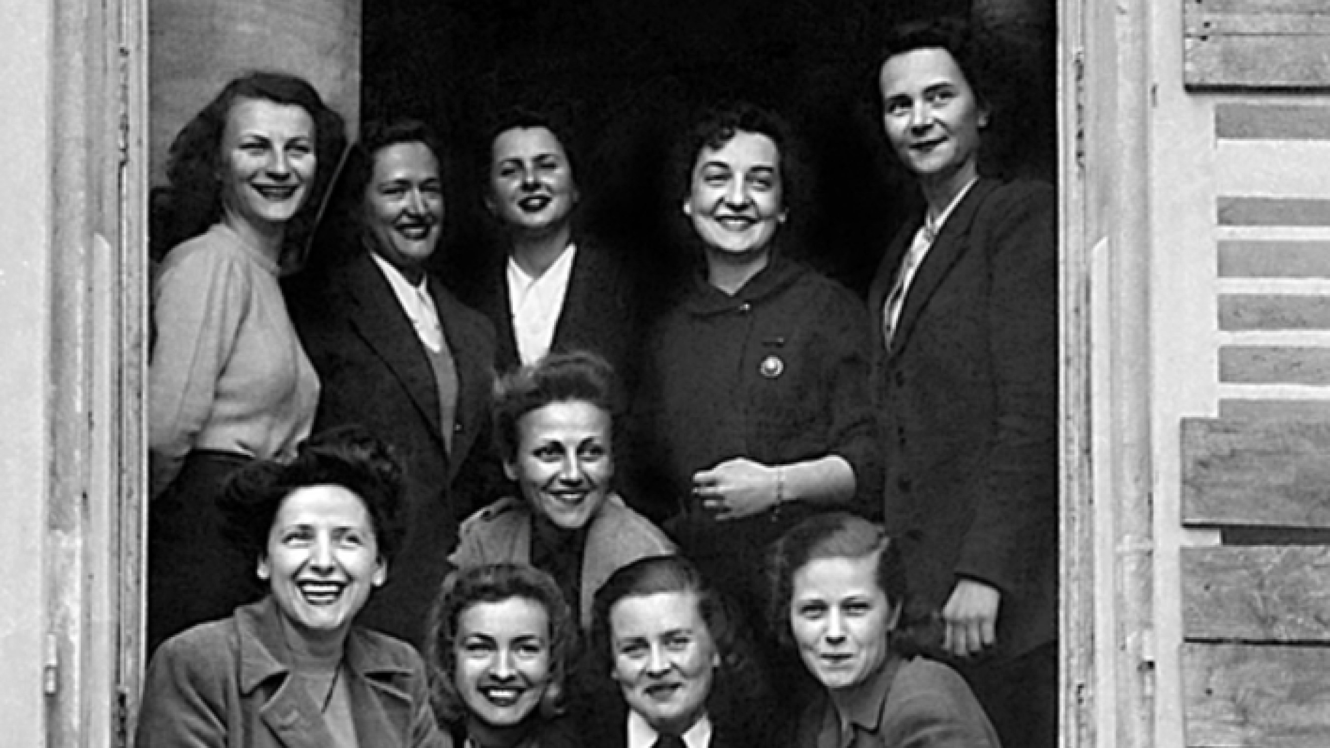 לימודי דיילות בשנת 1947. צילום: Air France