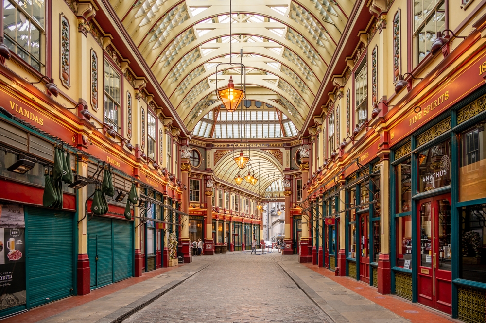 Leadenhall Market, לונדון. צילום: Jeff Whyte / Shutterstock