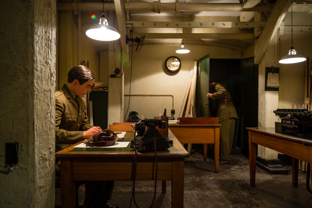 Churchill War Rooms לונדון. צילום: Uwe Aranas / Shutterstock