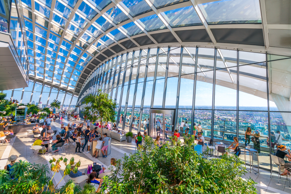 Sky Garden לונדון. צילום: Pajor Pawel / Shutterstock