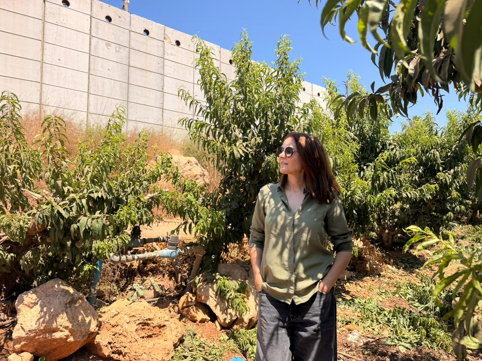 ספיר פרץ על שטח חקלאי סמוך לגבול לבנון, 