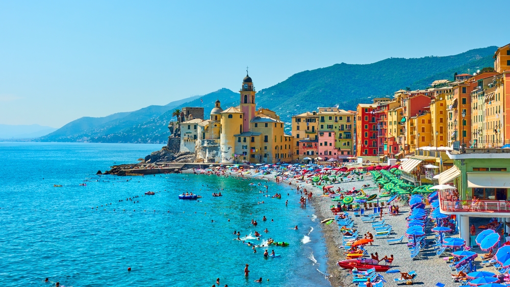 Camogli in Liguria, Italy. צילום: Shutterstock