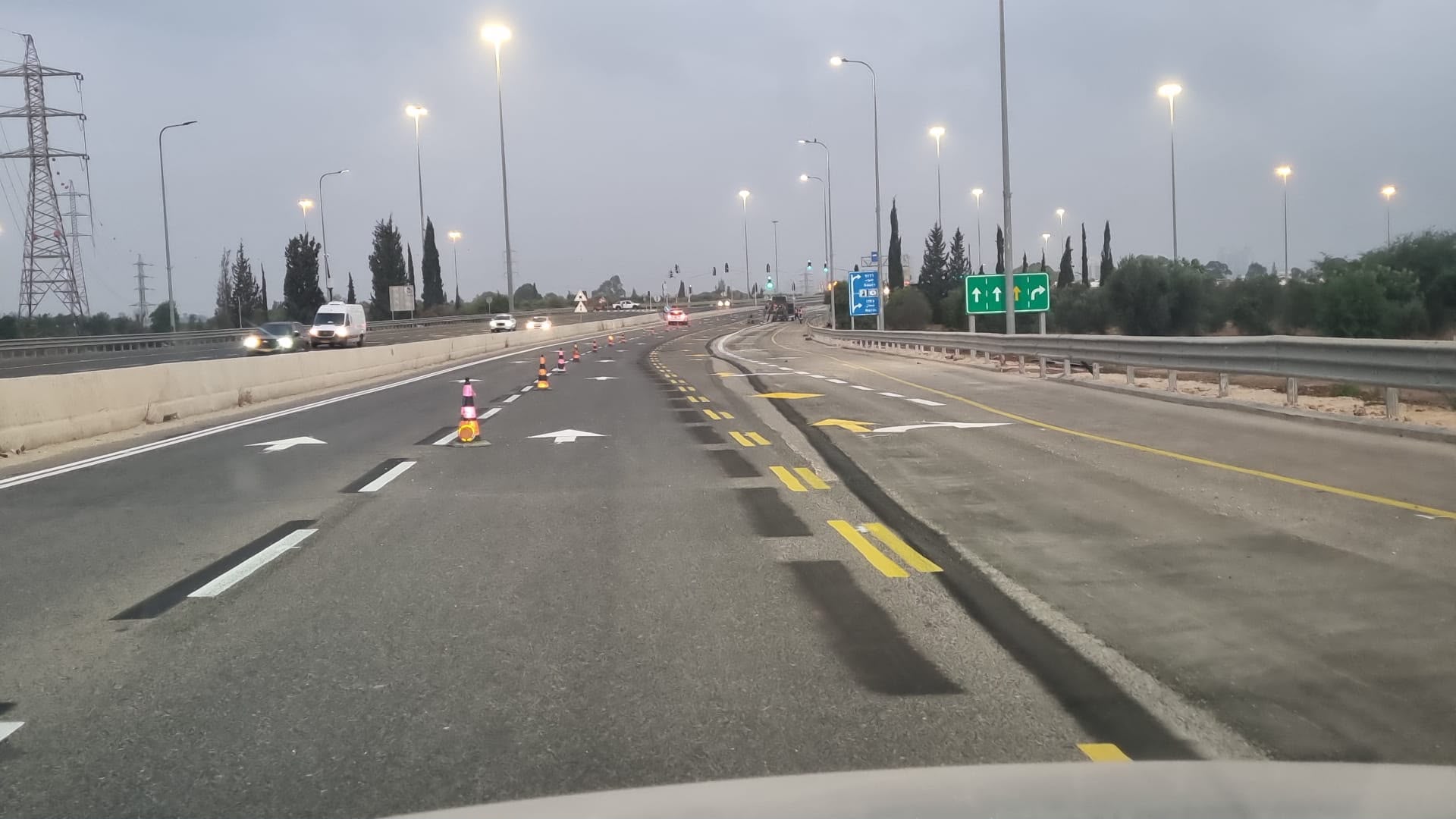 כביש 471 המחודש. צילום: חברת חוצה ישראל