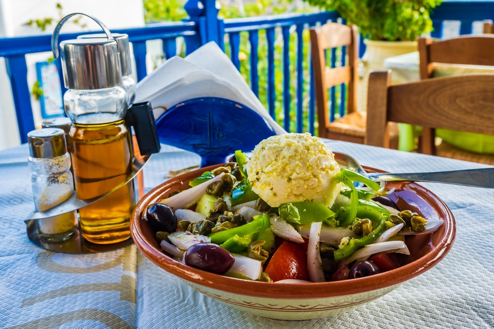 סלט יווני. צילום: Shutterstock