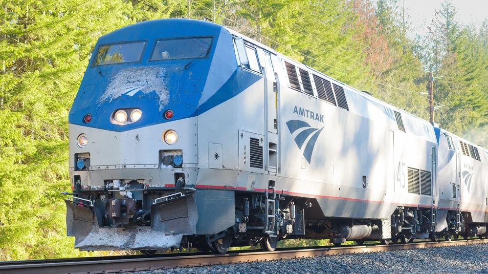 צילום ארכיון של רכבת Amtrak בארצות הברית