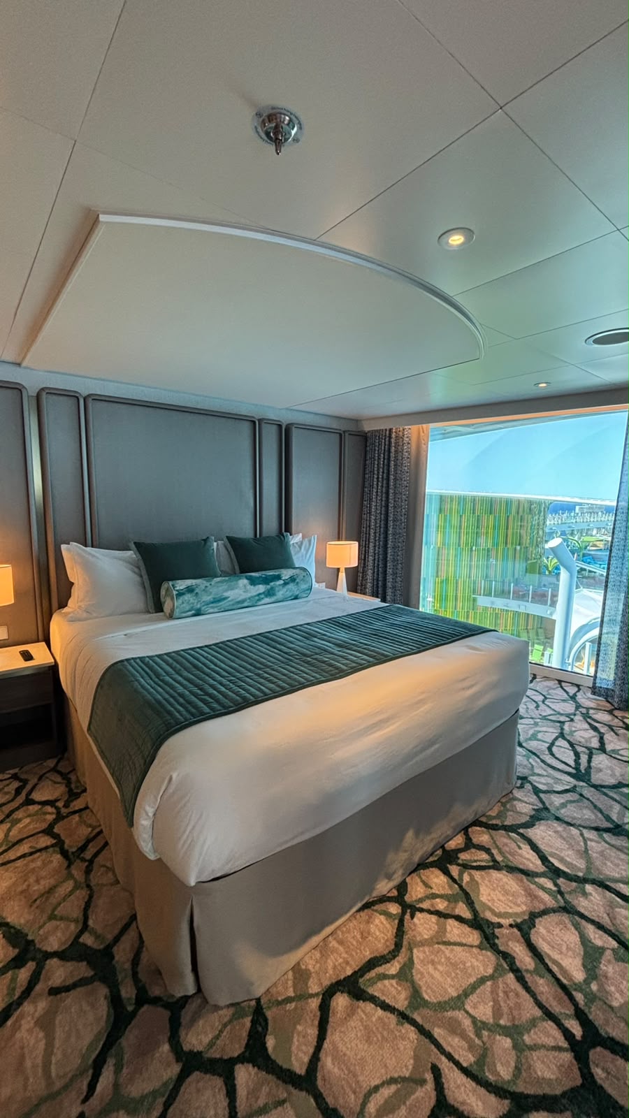 Bedroom in the Royal Loft Suite. Photo: Matan Hetzroni