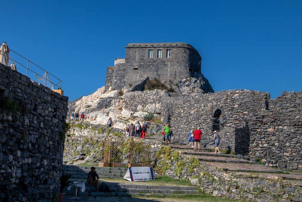 Castle of Portovenere in liguria italy. צילום:Shutterstock
