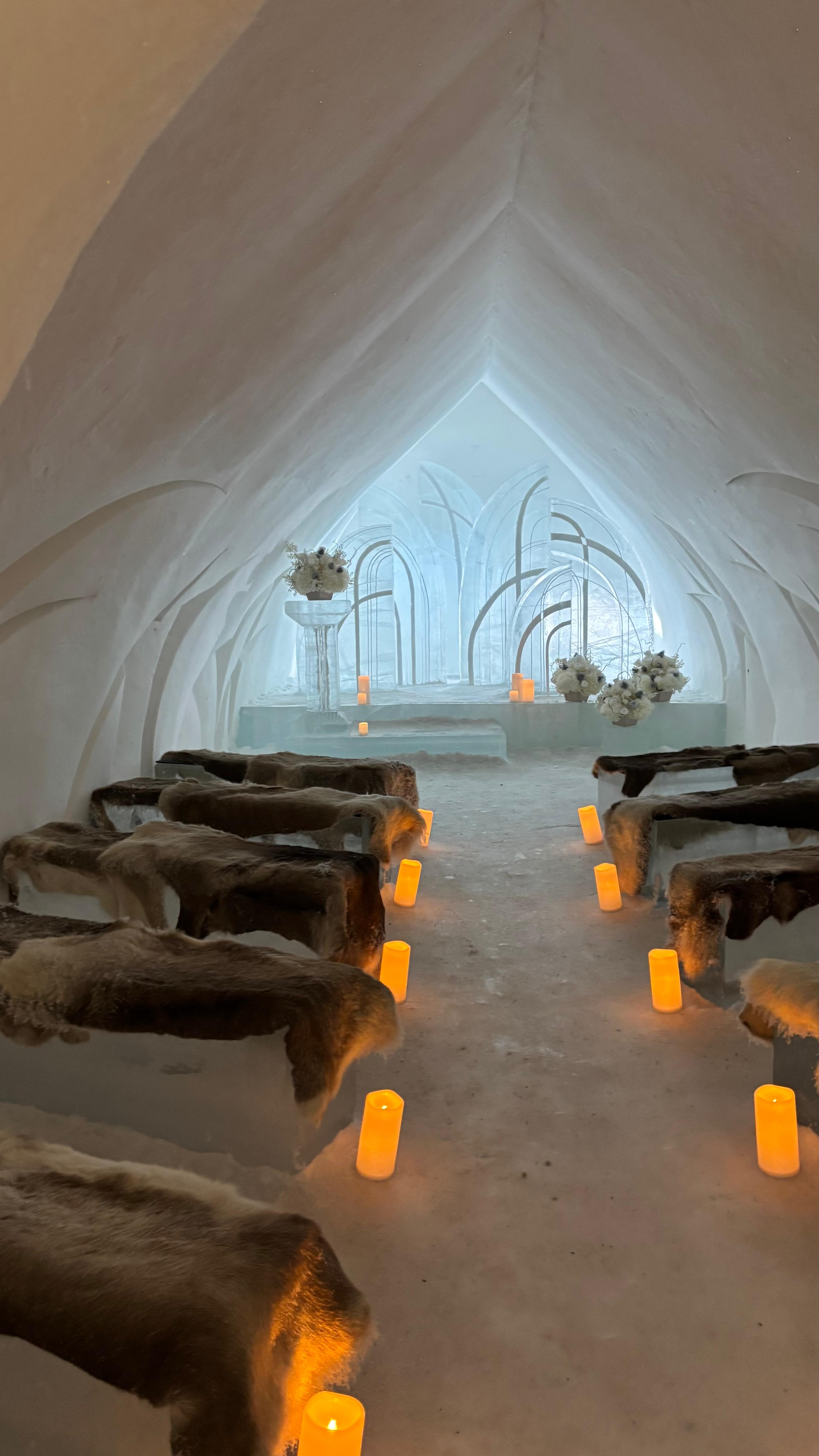 מלון הקרח בלפלנד, Arctic SnowHotel & Glass Igloos. צילום: מתן חצרוני