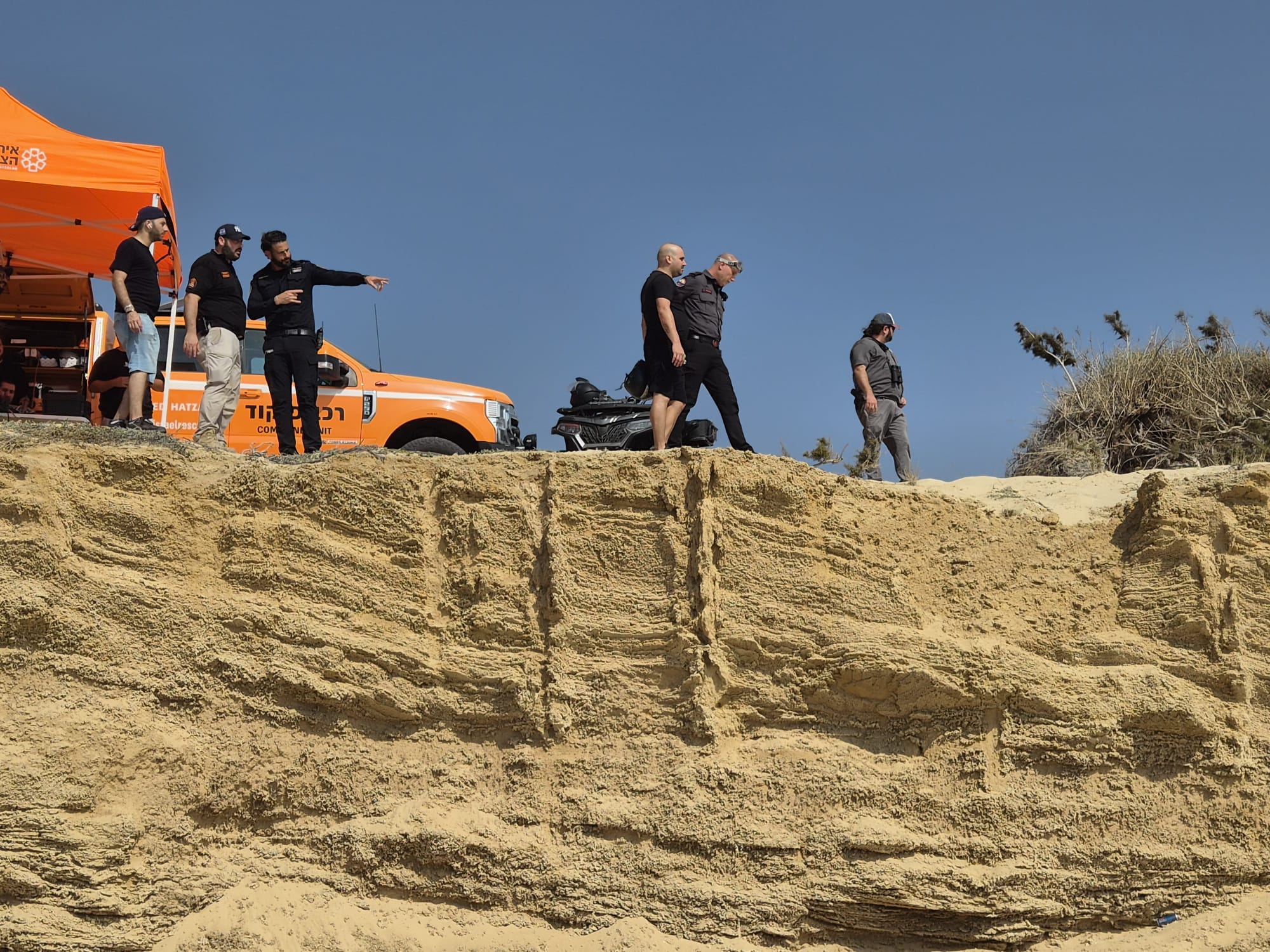 תיעוד מפעילות כוחות החיפוש. צילום: דוברות המשטרה