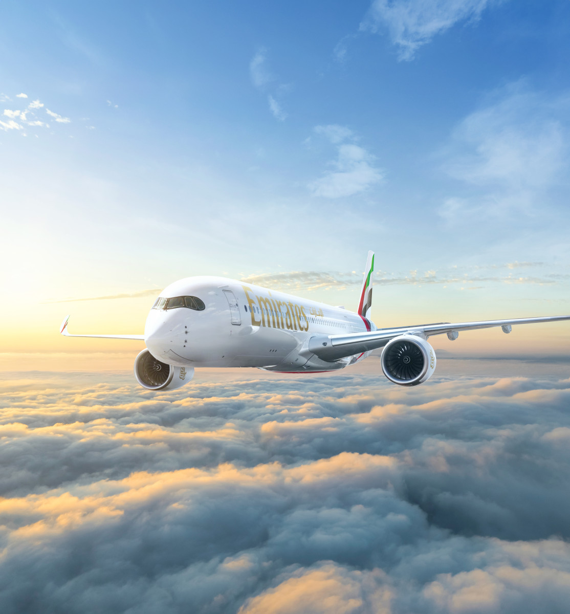 ה-A350 שך Emirates. צילום: Shutterstock