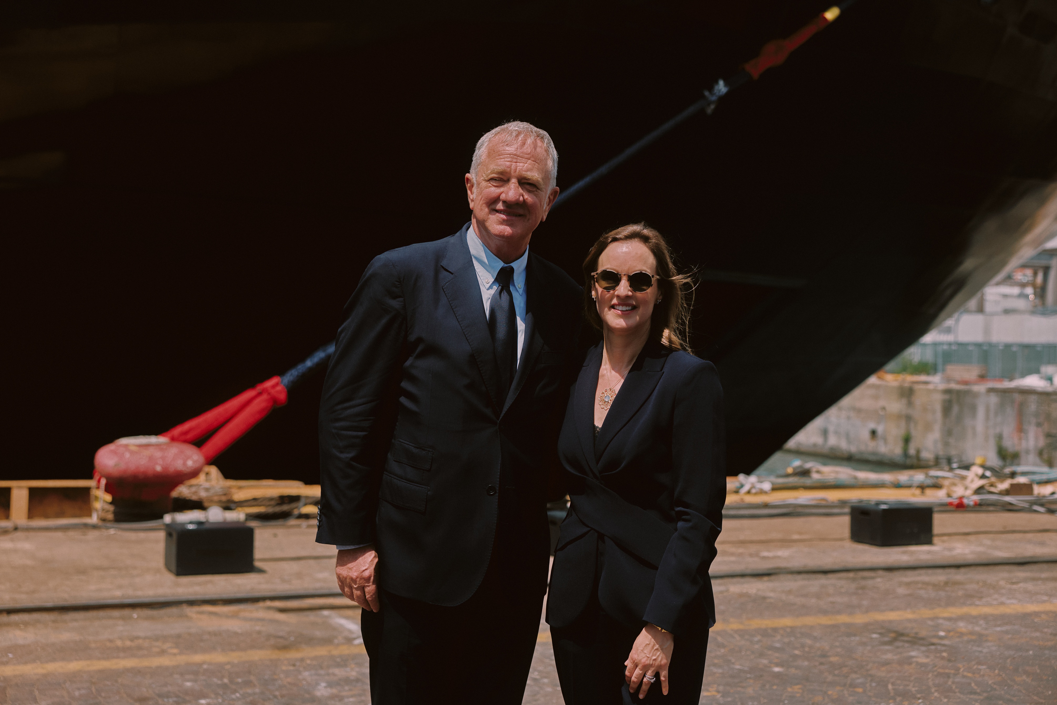 Pierfrancesco Vago and Anna Nash צילום Explora Journeys