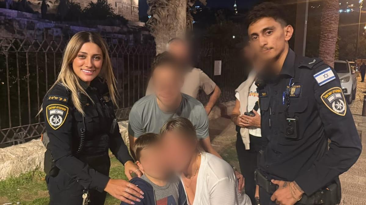 פעולת איתור מהירה של המשטרה. צילום דוברות המשטרה