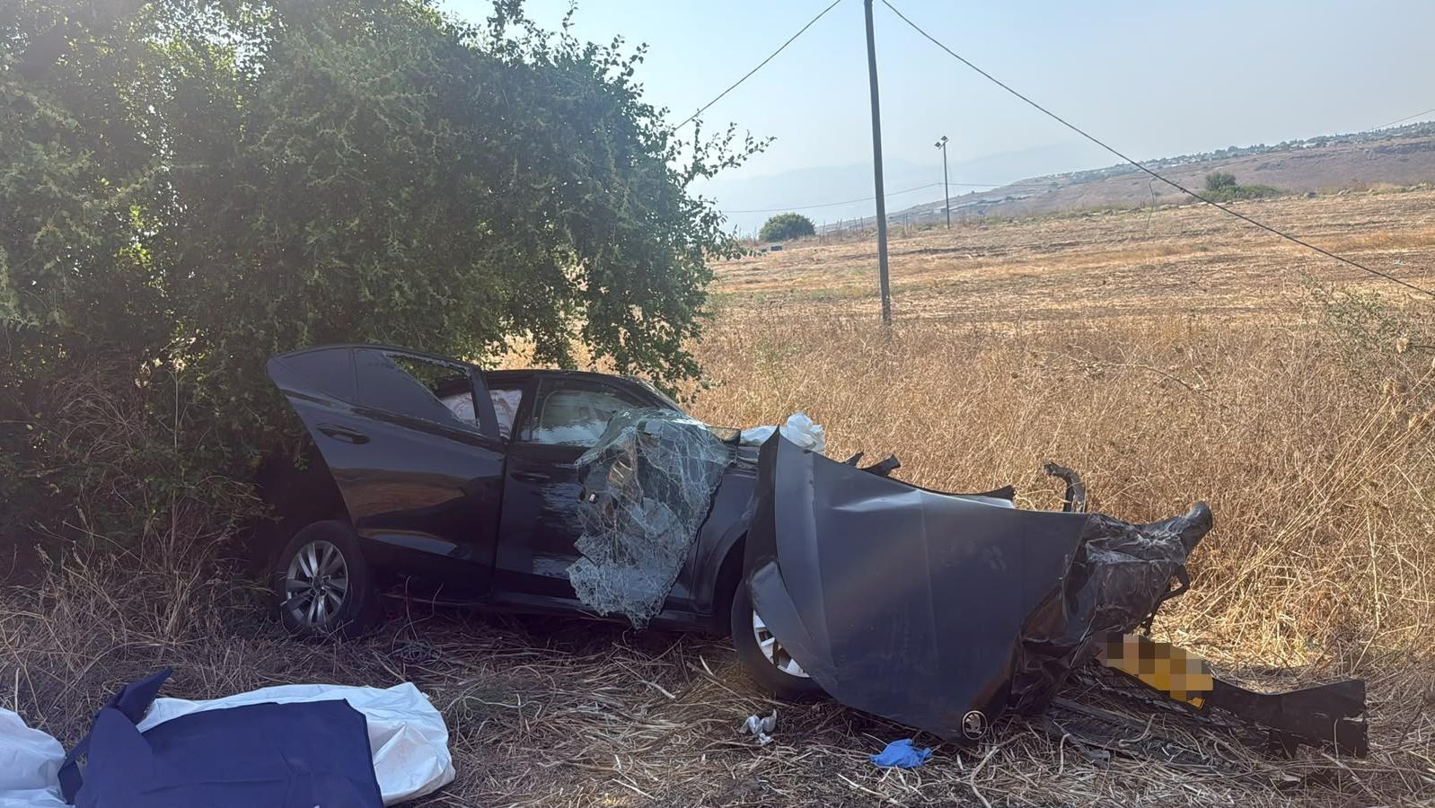 בן 35 נהרג בתאונת דרכים קשה ברמת הגולן