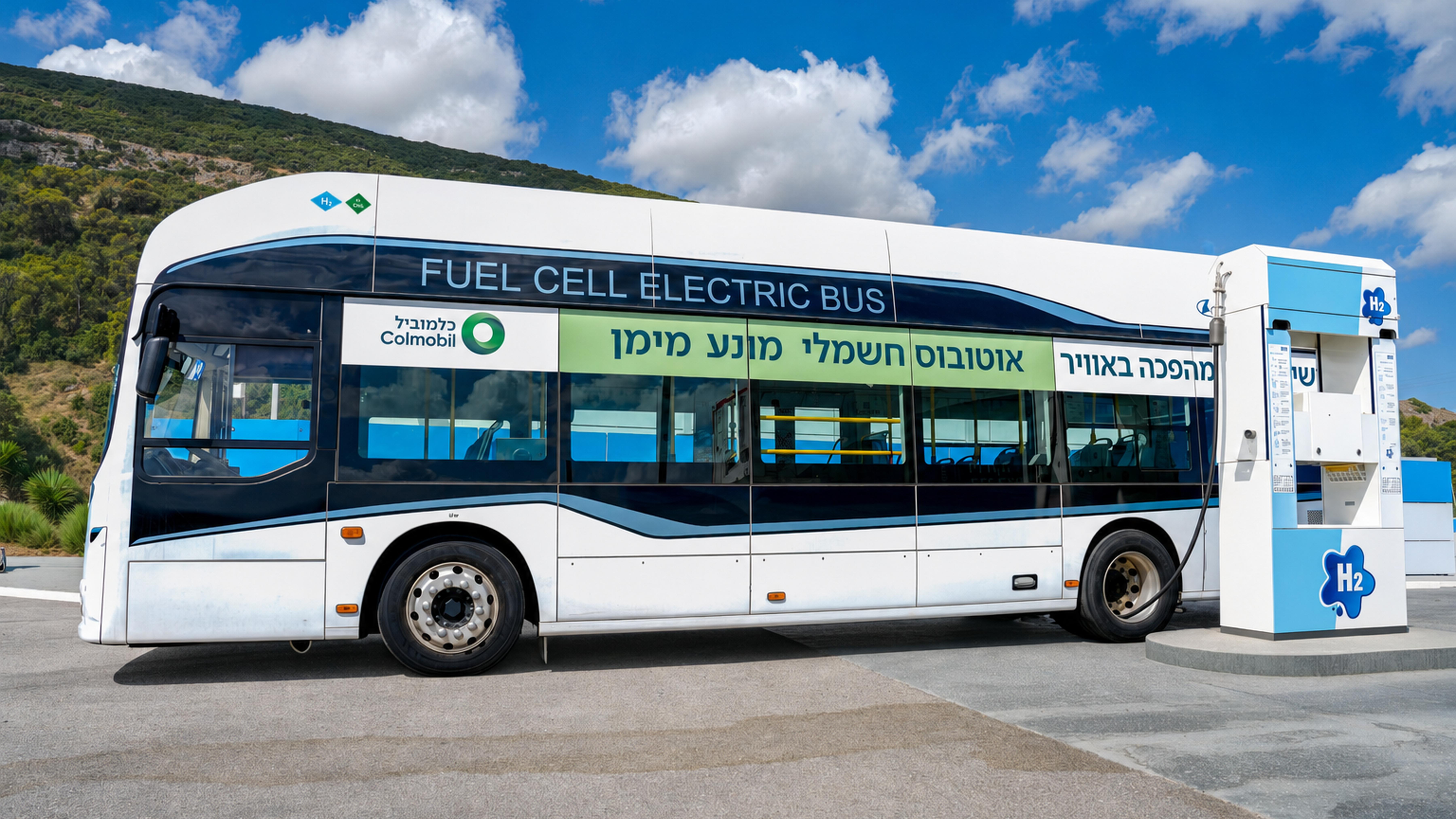 אוטובוס המימן Hyundai ELEC CITY Fuel Cell 