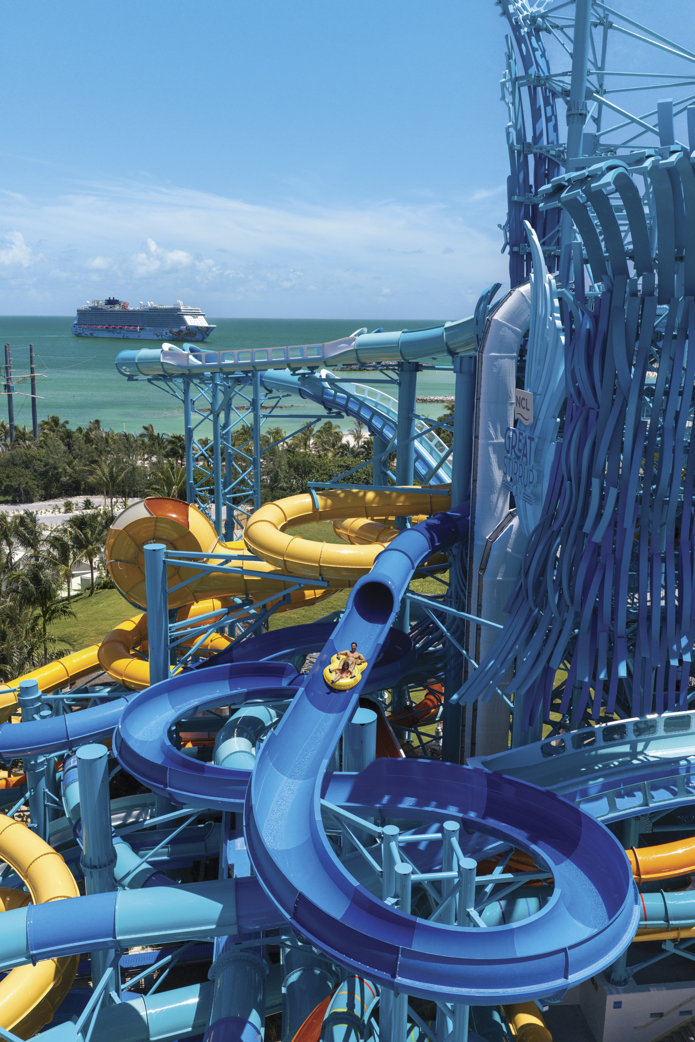 פארק המים החדש של NCL ב-Great Stirrup Cay (צילום: Norwegian Cruise Line Holdings)