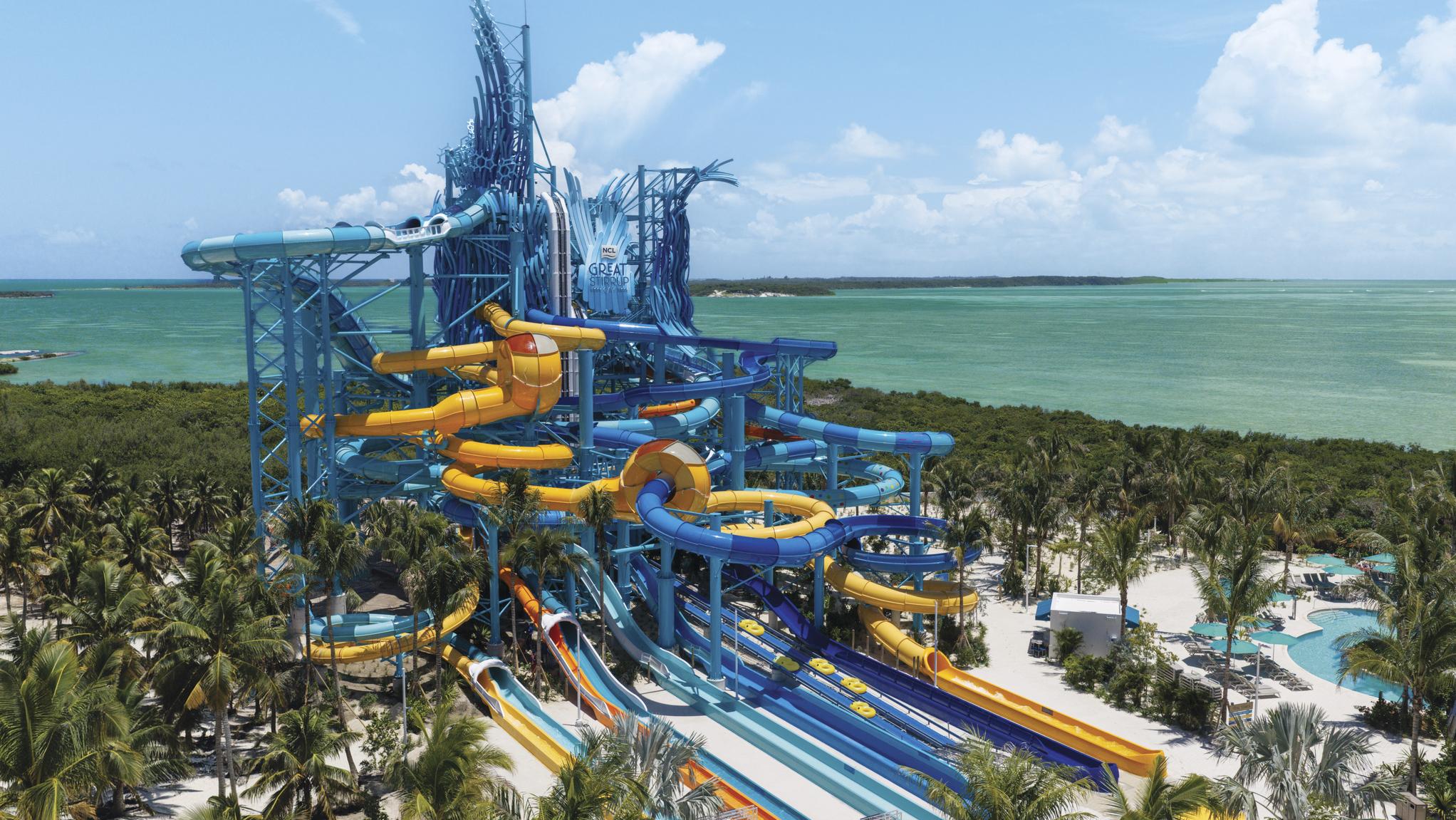 פארק המים החדש של NCL ב-Great Stirrup Cay (צילום: Norwegian Cruise Line Holdings)