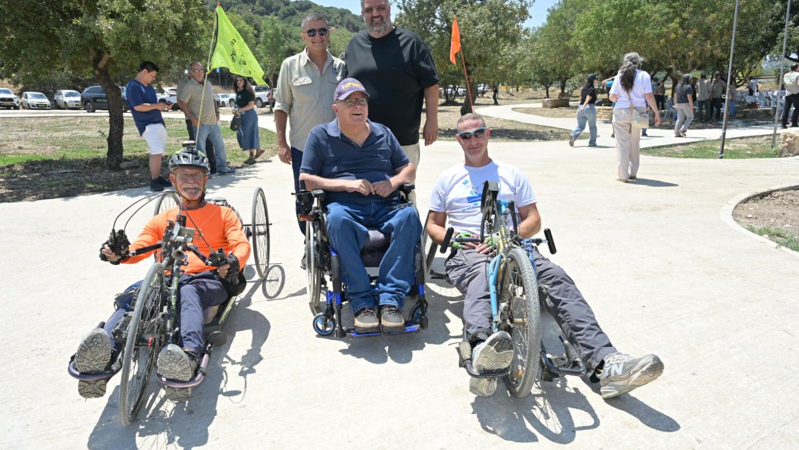נגישים לטבע. צילום:מיכאל חורי מערך ההסברה קק״ל
