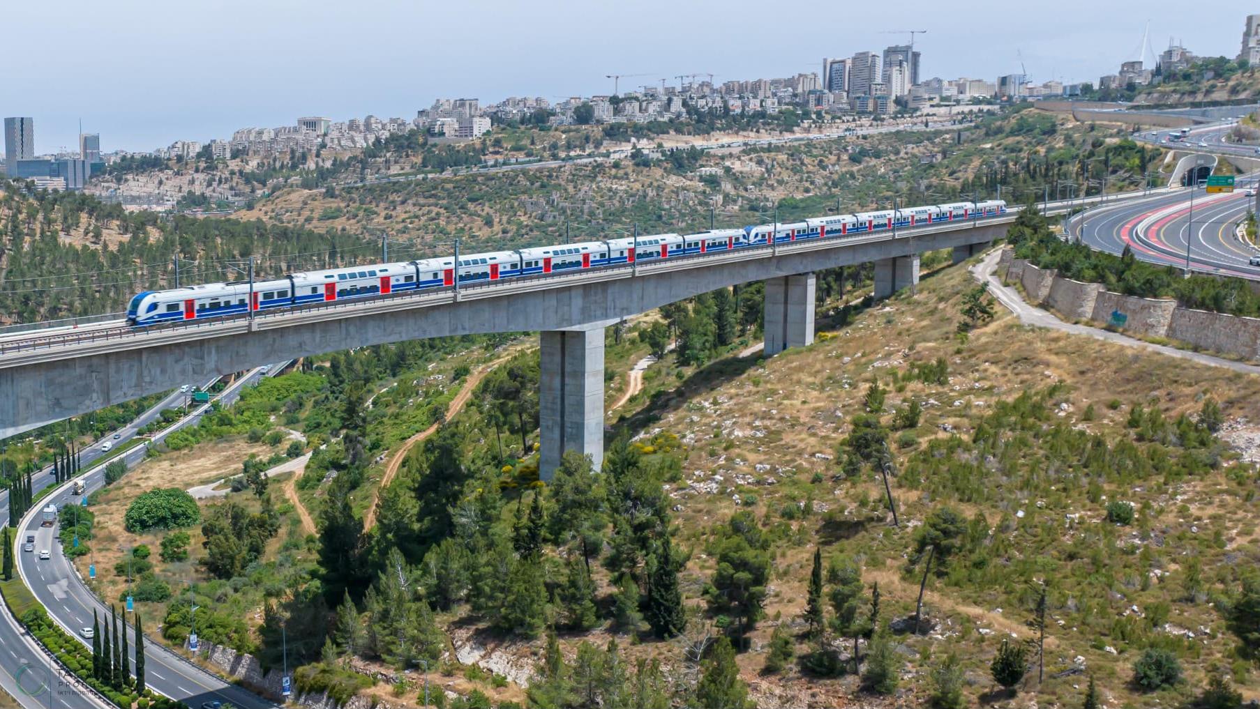 רכבת בקו לירושלים, בו מופעלת המערכת