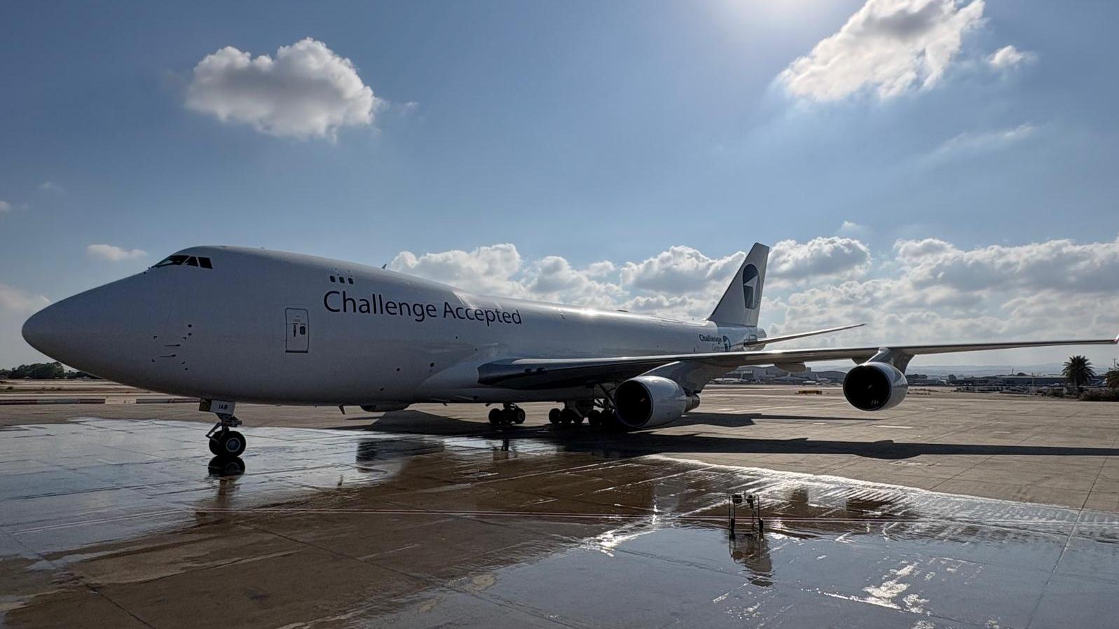 747 חדש ל Challenge Airlines Israel צילום  Challenge Airlines Israel