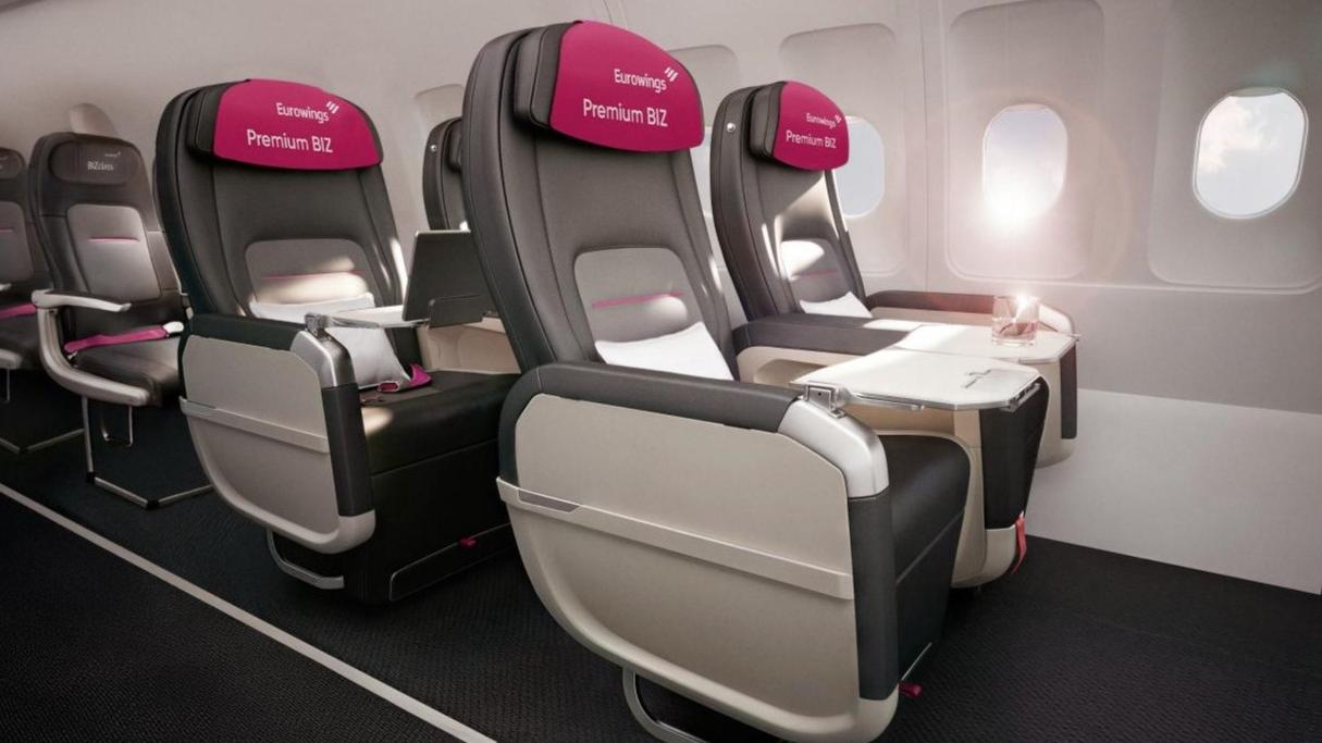 מושבי PREMIUM BIZ. צילום: Eurowings