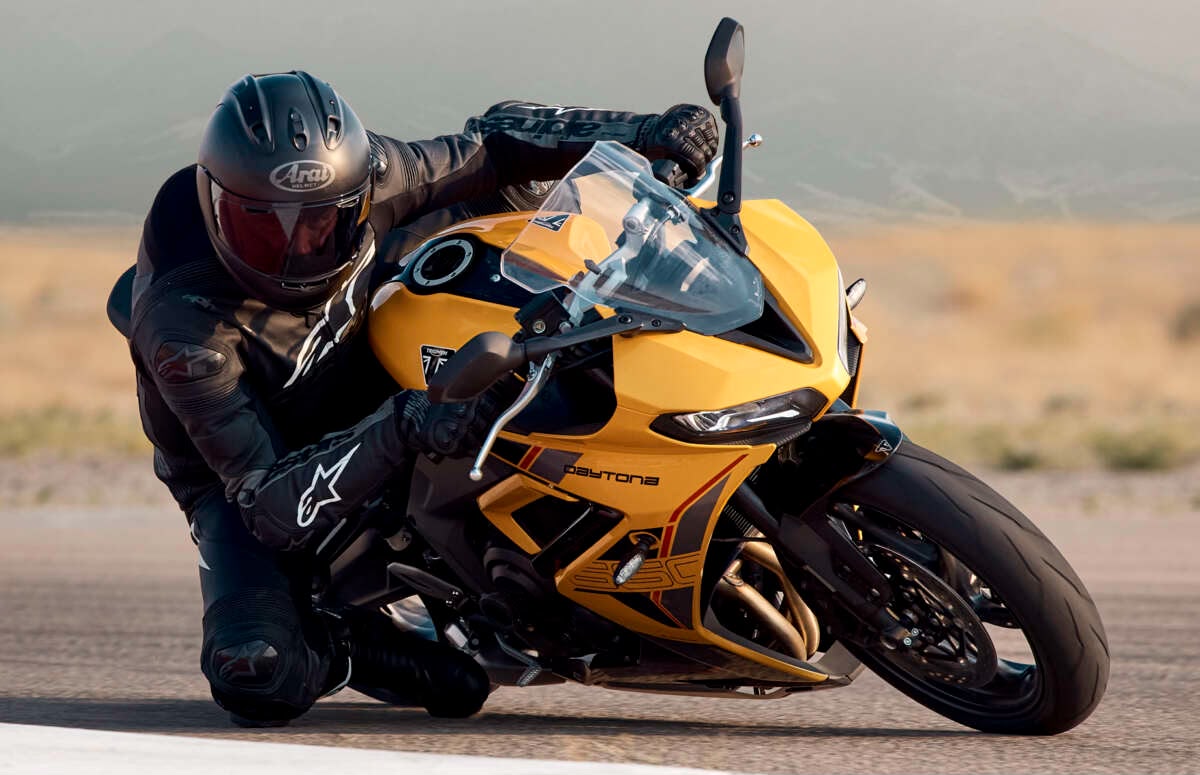 Daytona 660. צילום: Triumph motorcycles  