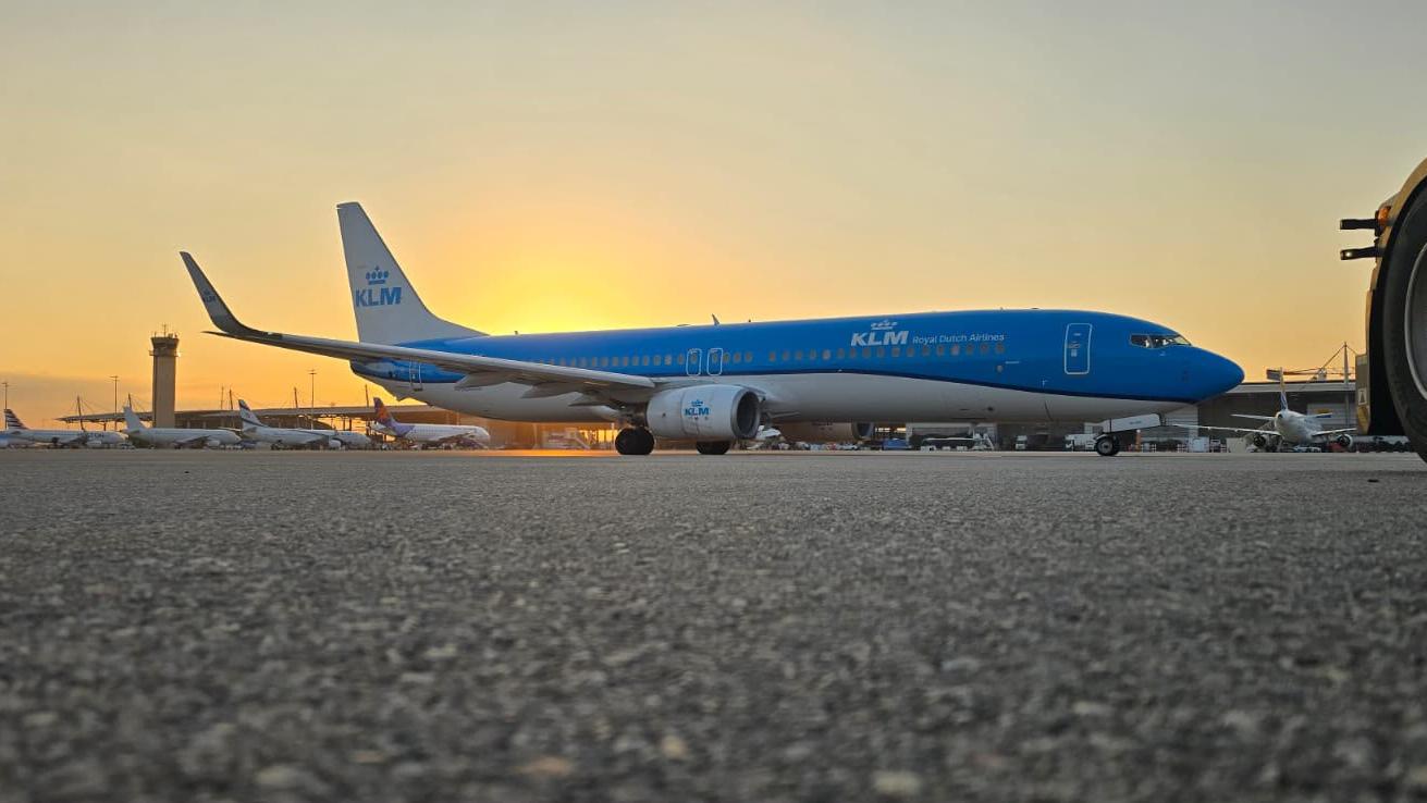 ״הכחול הענק״ של KLM חזר לישראל. צילום: KLM