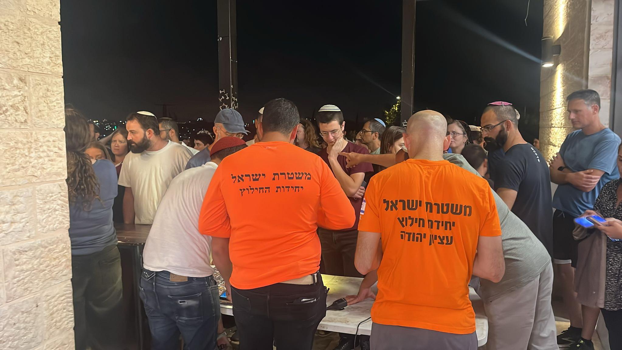 החיפושים אחר האחים. צילום: יחידת חילוץ עציון יהודה