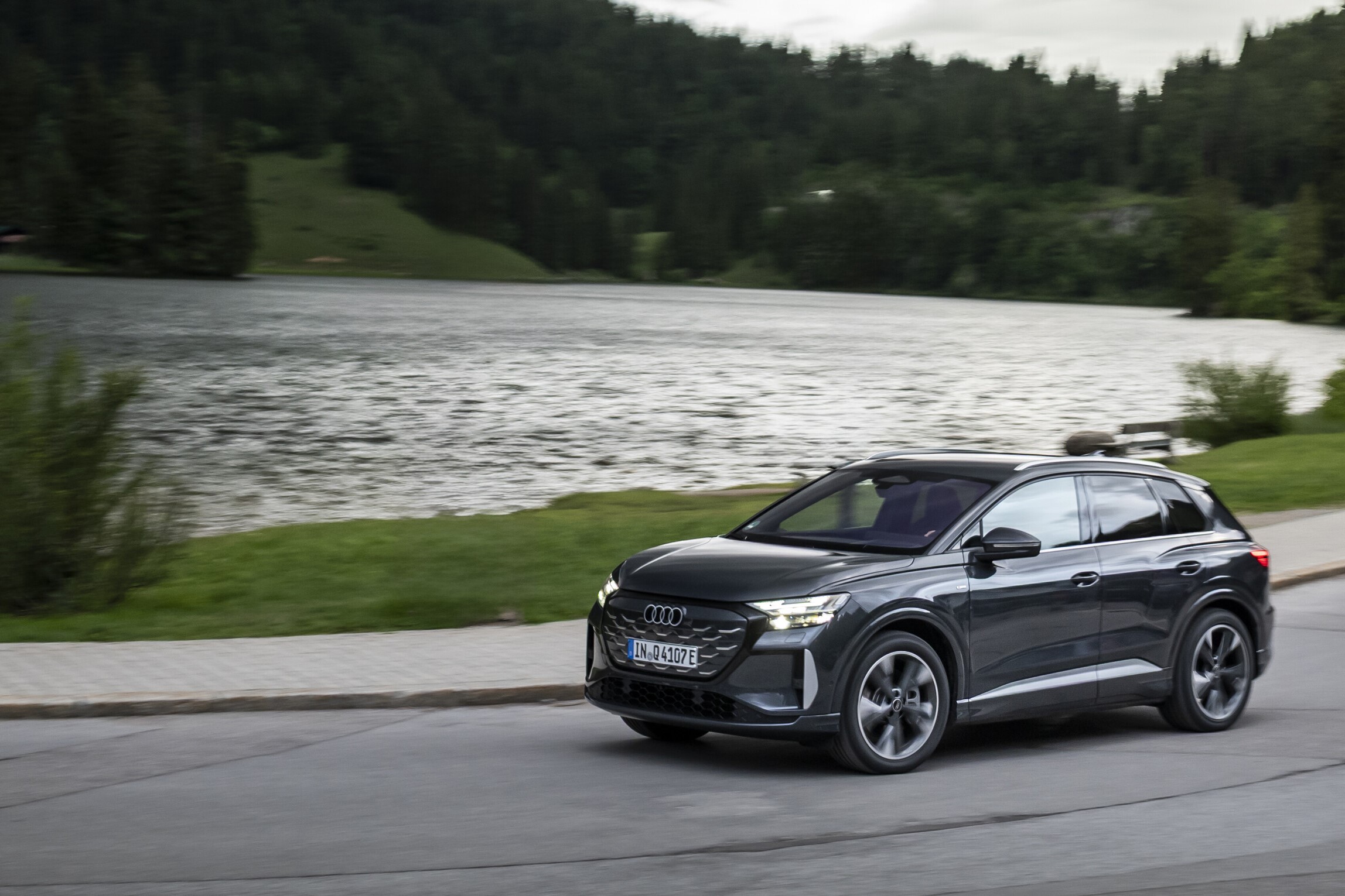 Audi Q4 e-tron החשמלי המחודש. צילום: יצרן