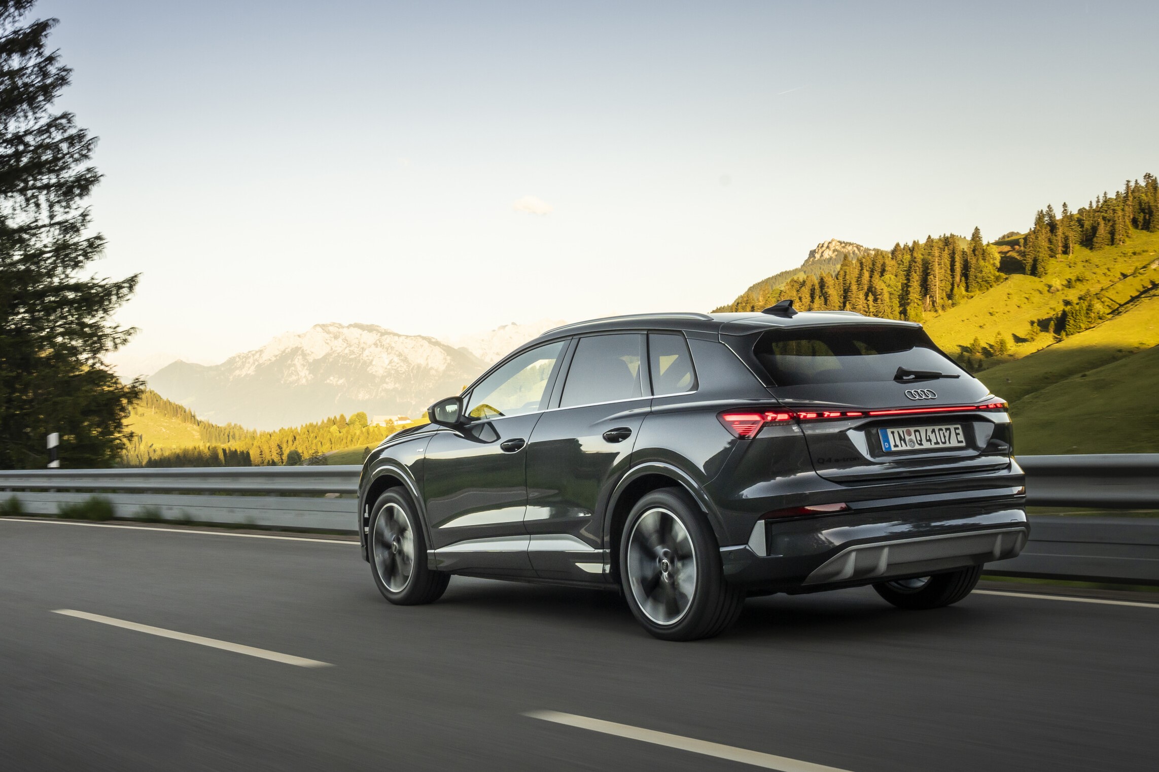 Audi Q4 e-tron החשמלי המחודש. צילום: יצרן