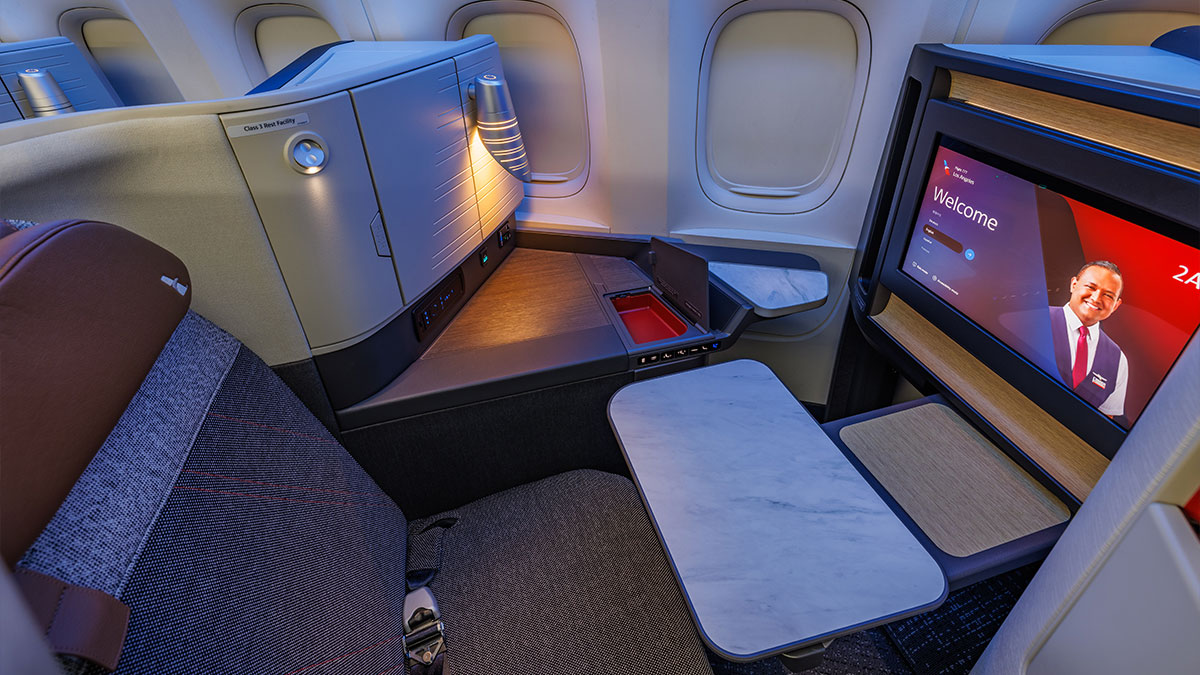מחלקת היוקרה של American Airlines. צילום: American Airlines