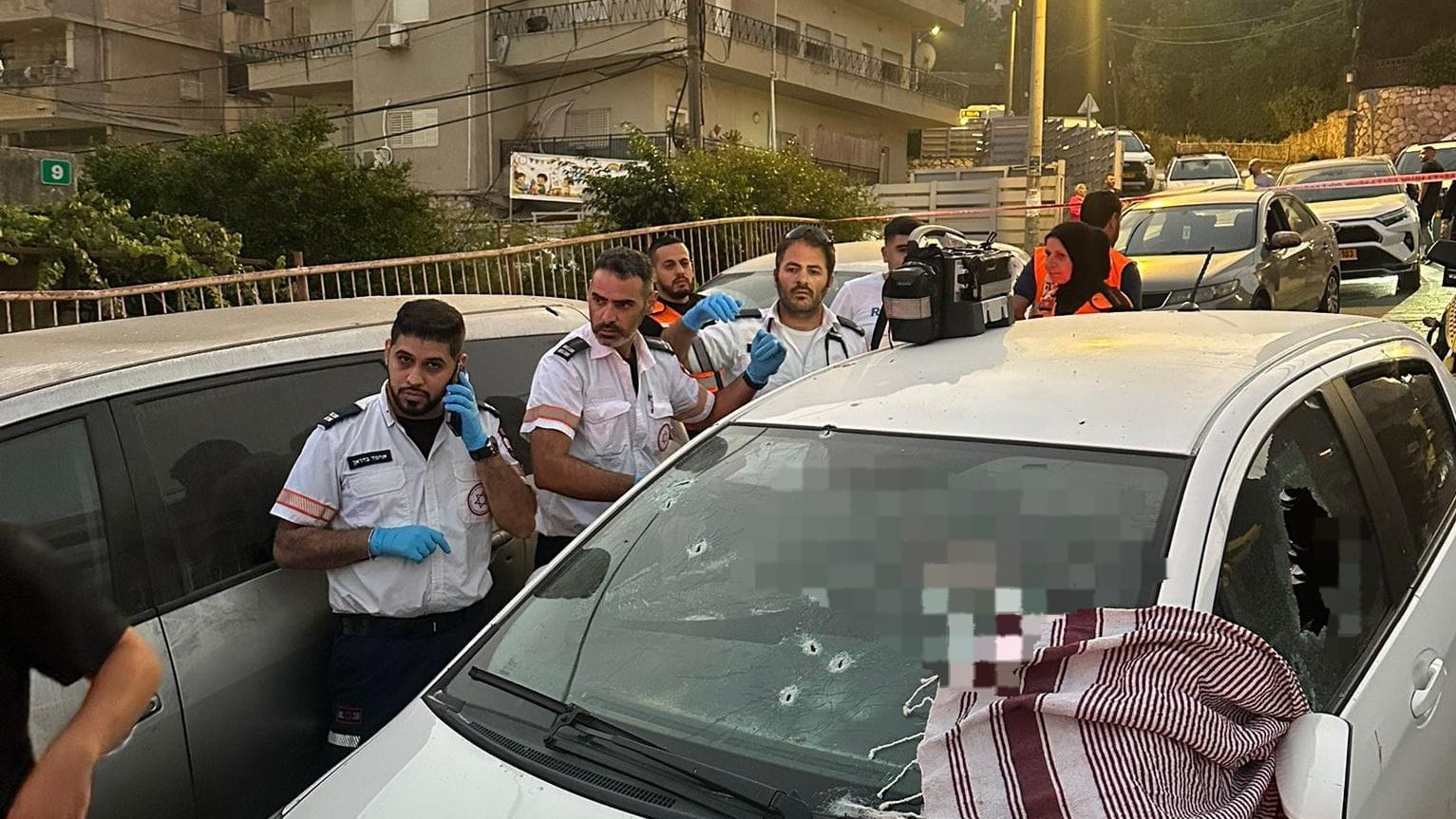 זירת האירוע צילום: תיעוד מבצעי מד"א
