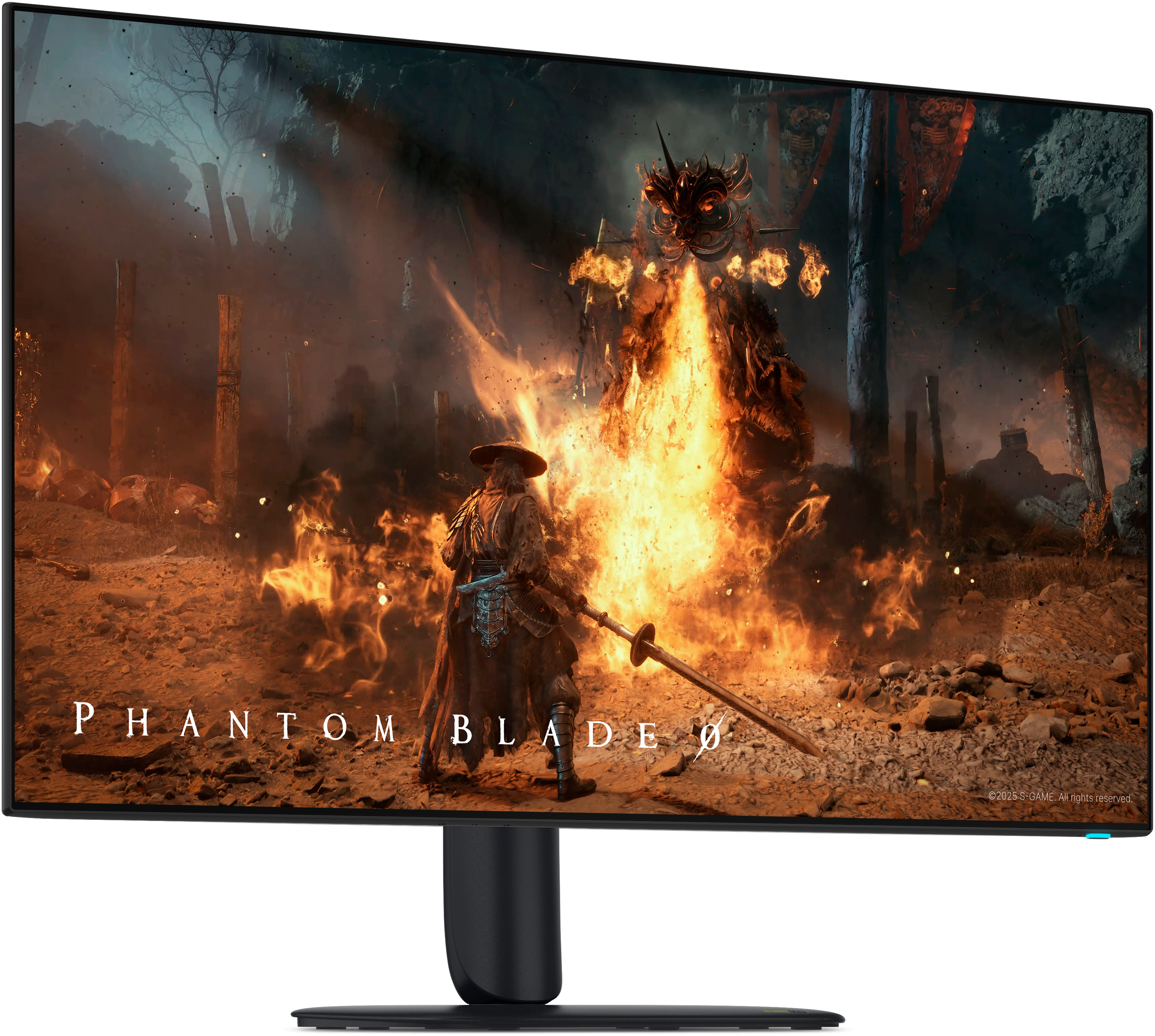 מסך Alienware 4K OLED בגודל 32 אינץ'. צילום: יחצ Dell