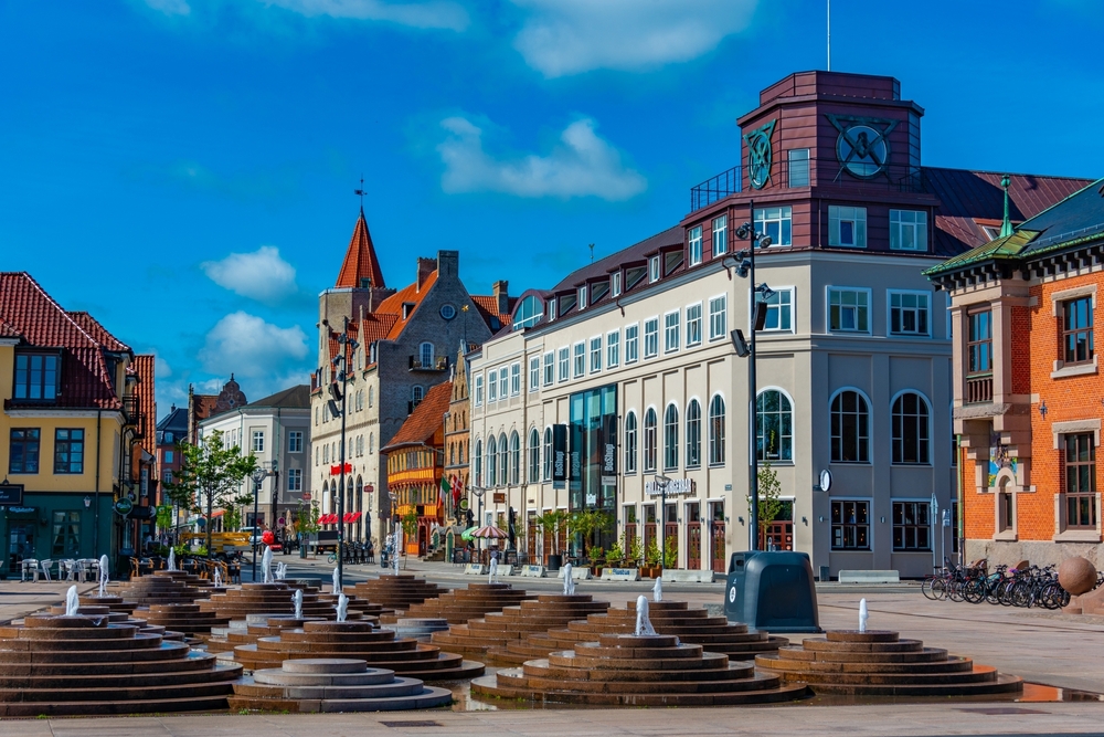 מרכז Aalborg, דנמרק. צילום: Shutterstock