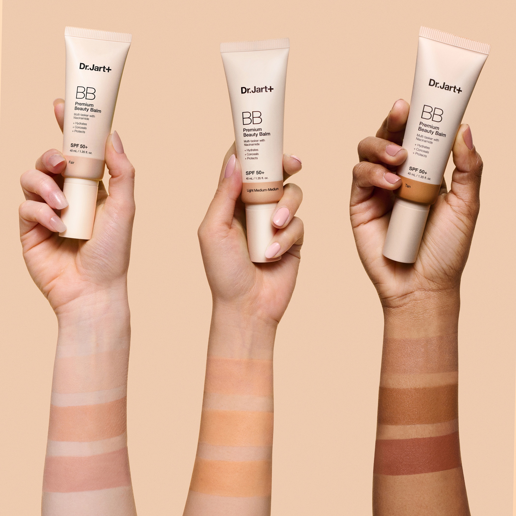 NEW Premium Beauty Balm SPF 50 צילום חול 