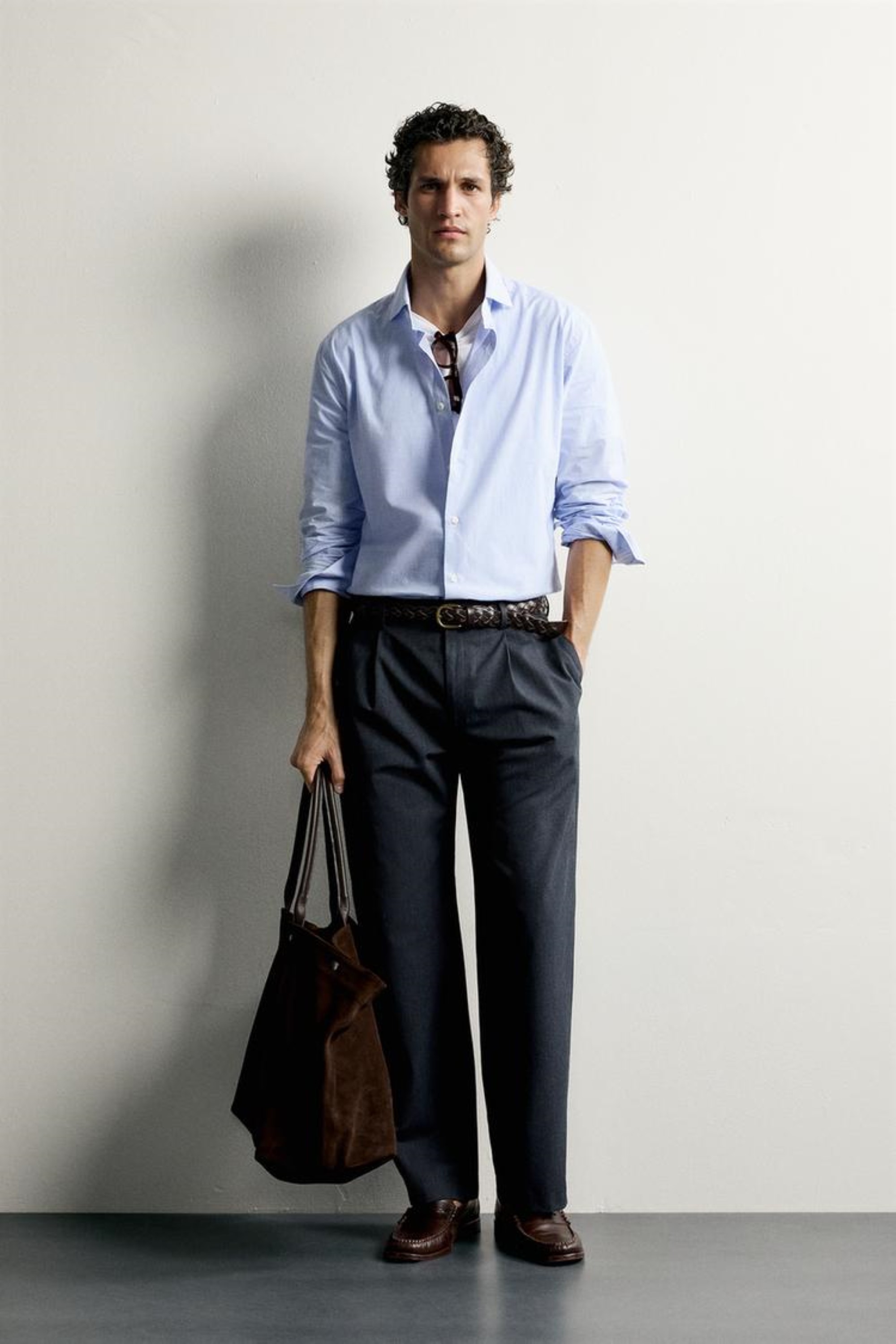 ZARA חולצה משובצת REGULAR FIT. צילום: יח"צ חו"ל