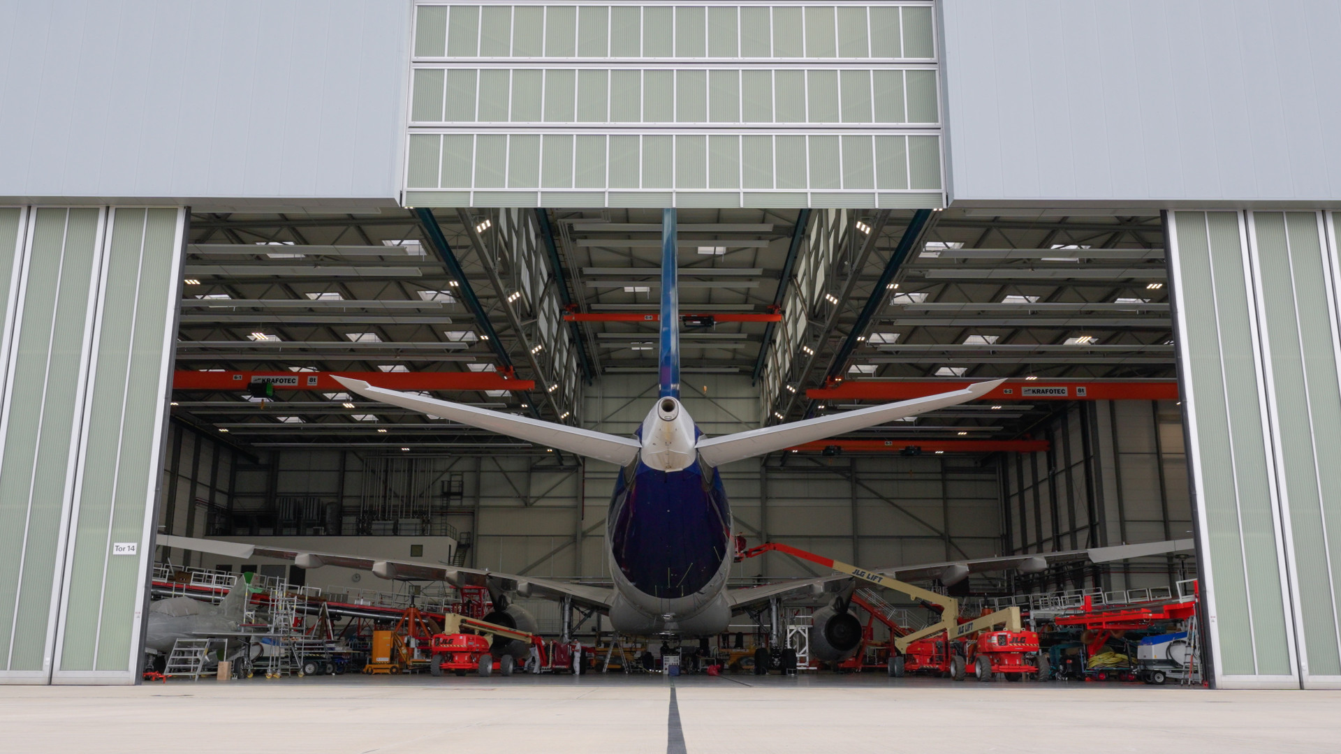 עור הכריש מגיע למטוסי איירבוס. צילום: Lufthansa Group