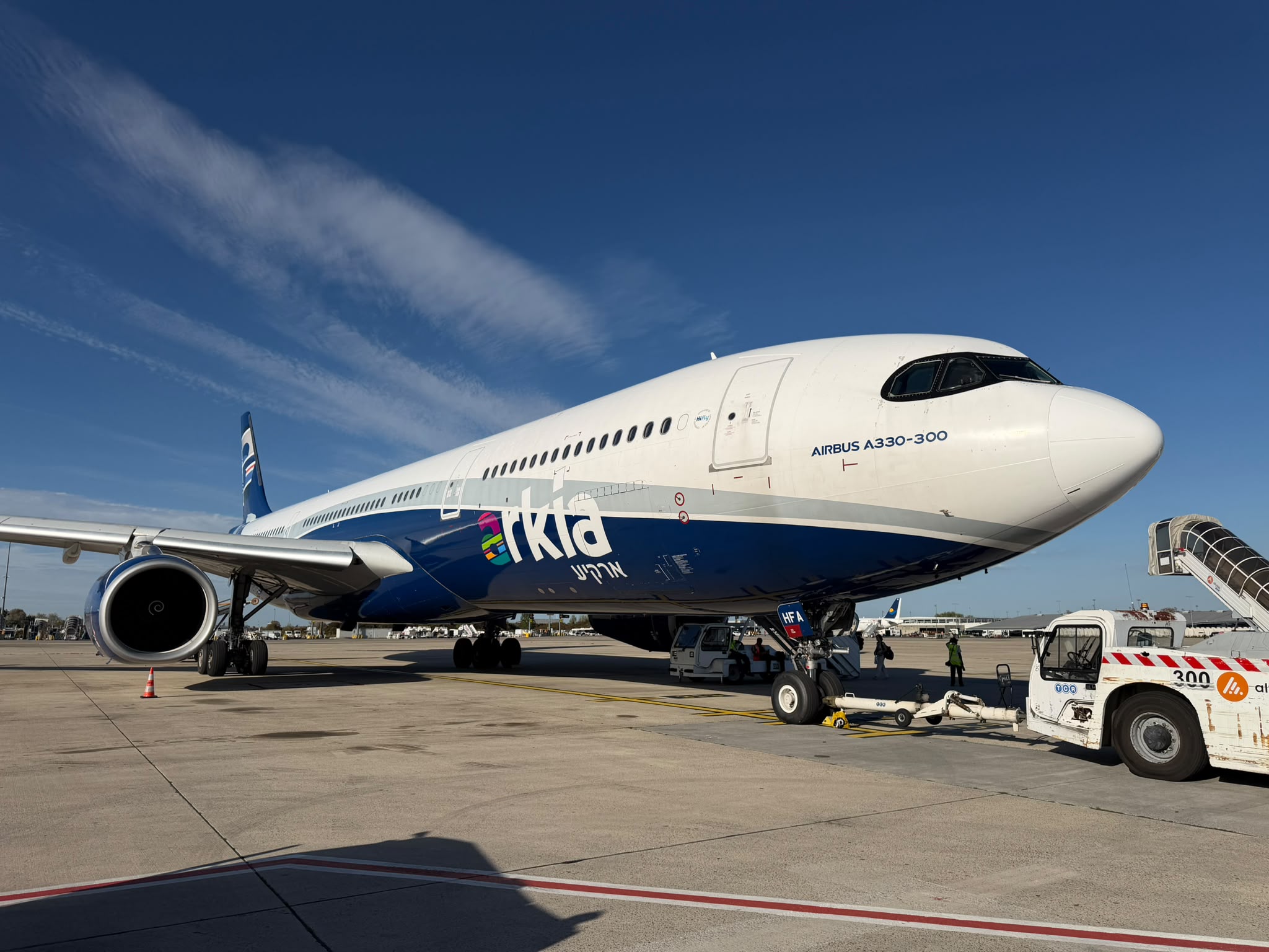 מטוס ה-A330 החדש של ארקיע. צילום: דוברות ארקיע