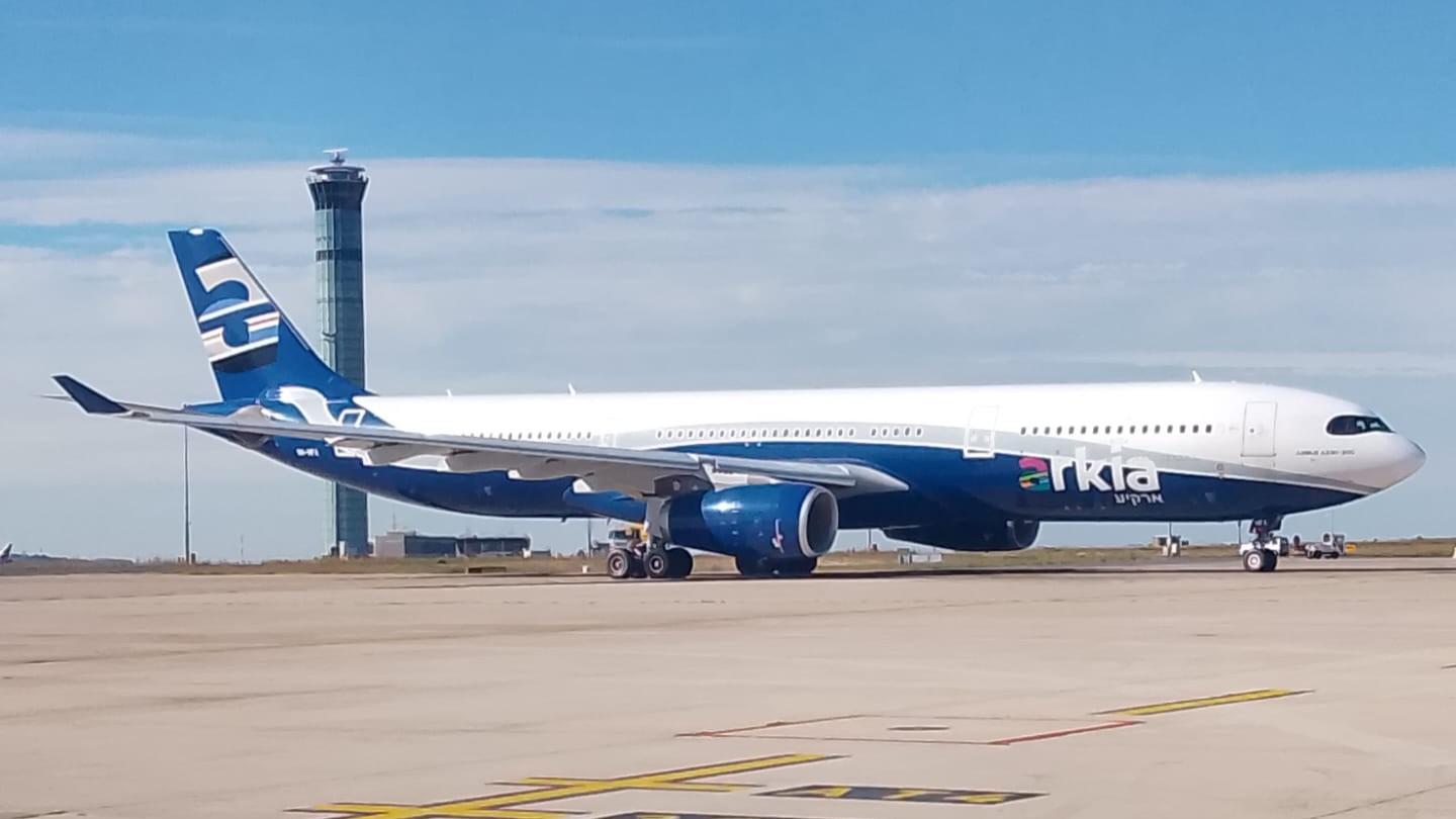 מטוס ה-A330 החדש של ארקיע. צילום: דוברות ארקיע
