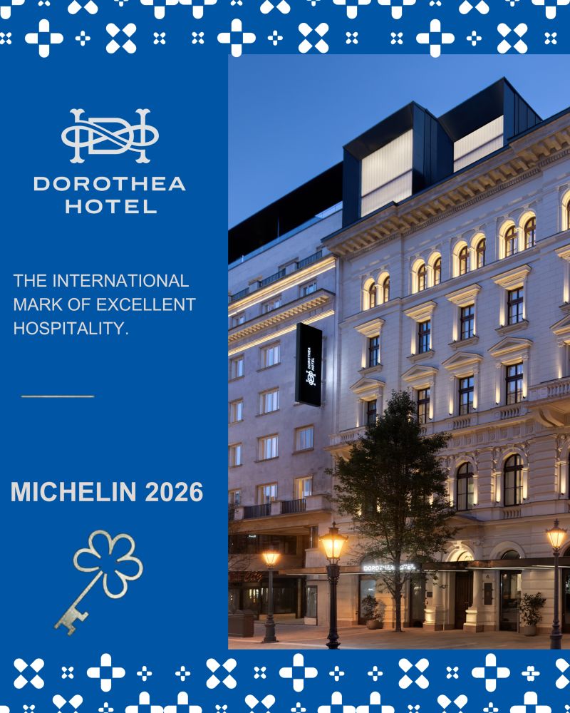 מלון דורוטיאה בבודפשט זכה שוב במפתח MICHELIN. צילום: Dorothea Hotel, Budapest, Autograph Collection