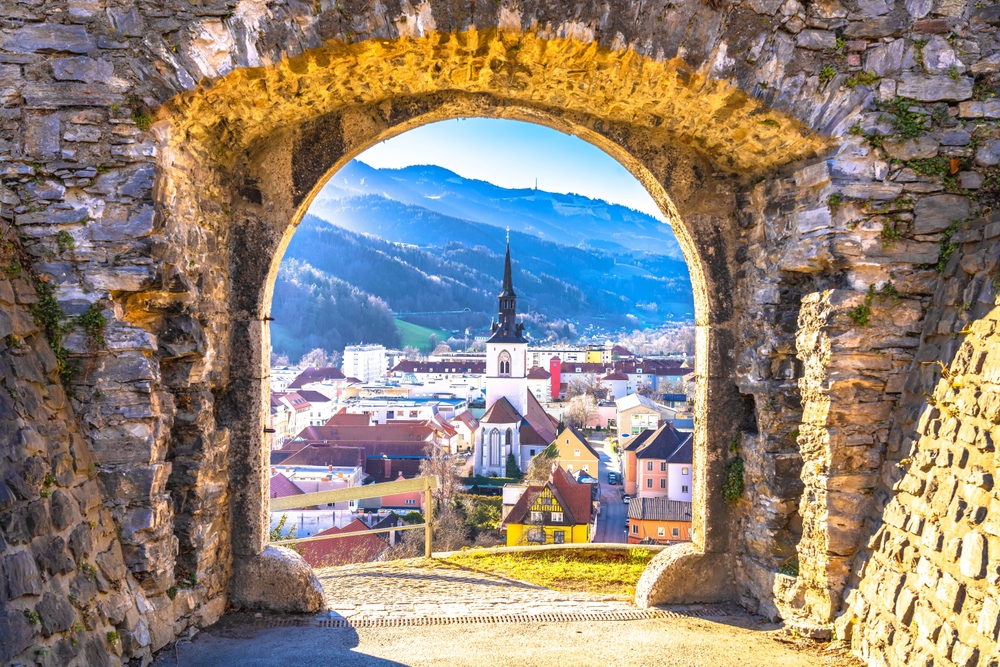 העיר Bruck an der Mur בשטיריה, אוסטריה. צילום: Shutterstock