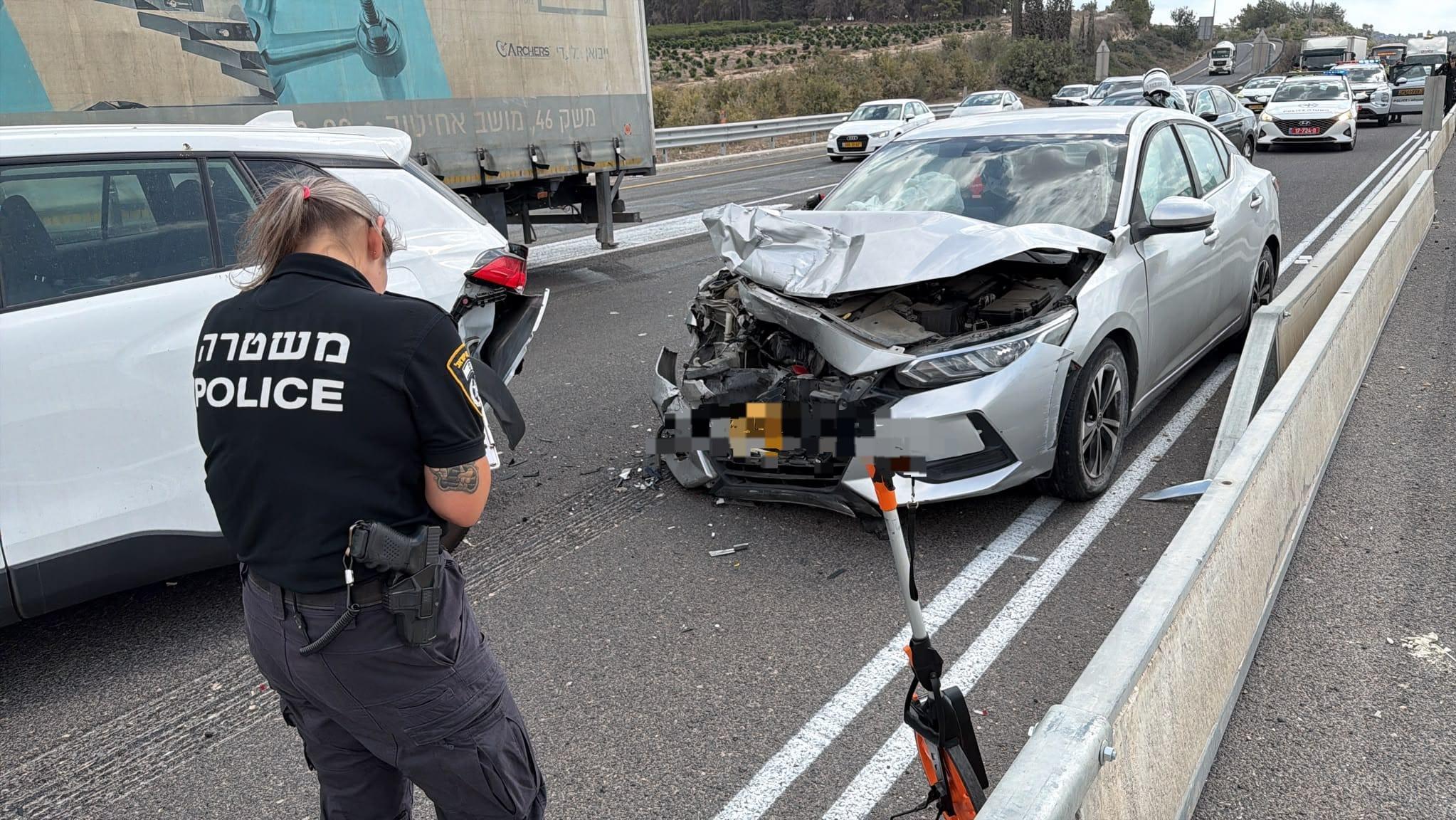 תאונת הדרכים בכביש 6 לצפון