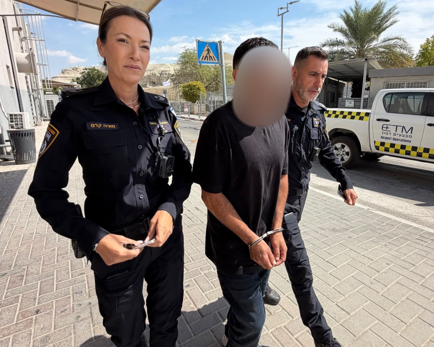 חשד להברחת סמים בגבול ירדן. צילום: דוברות המשטרה