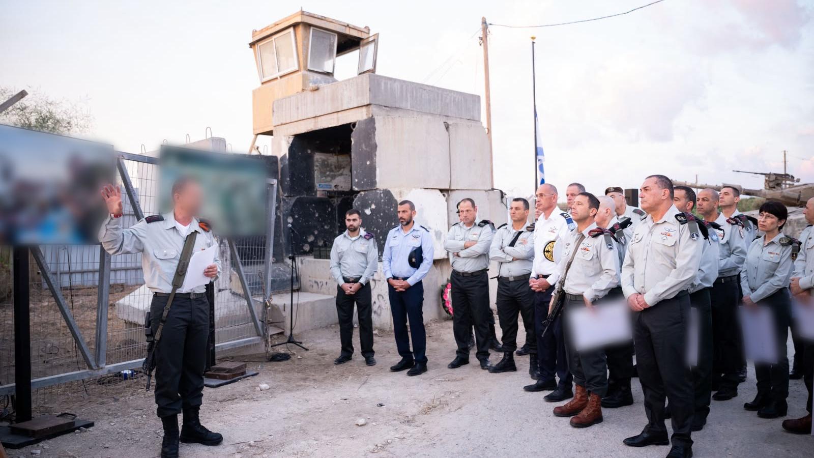 הרמטכ"ל באירוע לציון 7 באוקטובר בבסיס זיקים. צילום: דובר צה"ל