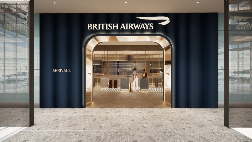 הטרקלין החדש בטרמינל 5. צילום: British Airways