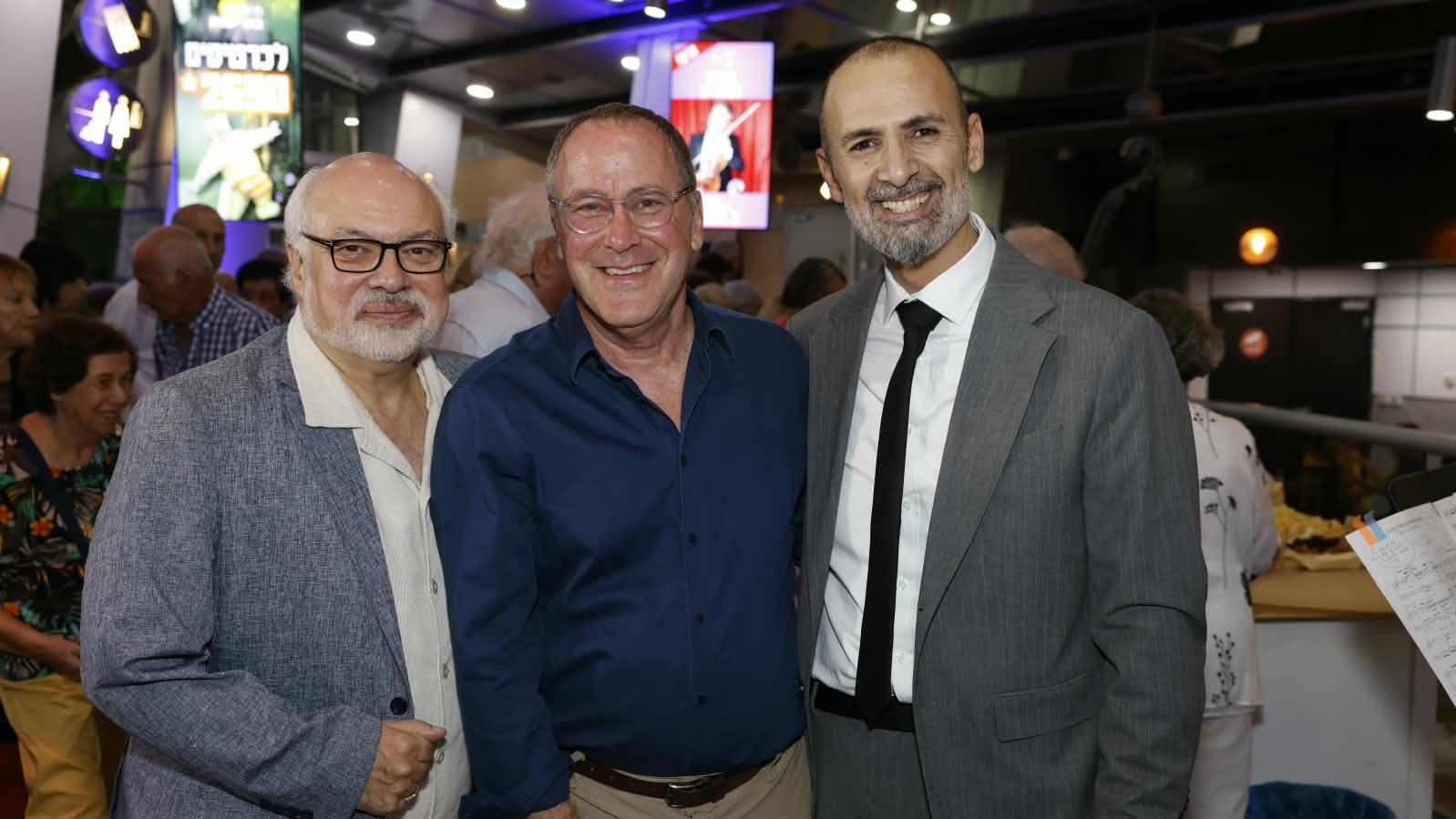 יאיר נגיד, פרופ' דניאל חיימוביץ וקונסטנטין אורבליאן
