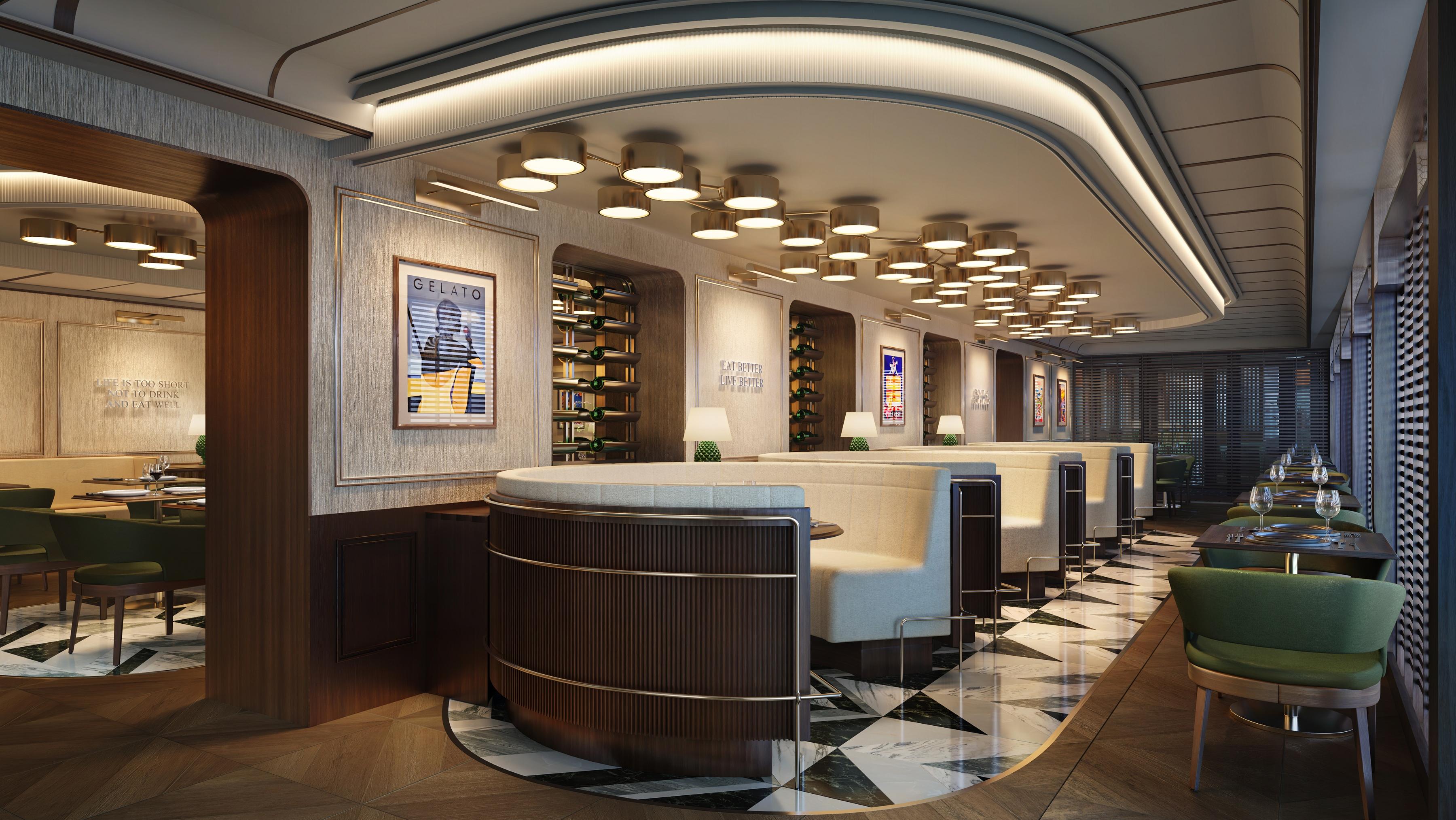 מסעדת Eataly ב-MSC World Asia. צילום: MSC CRUISES