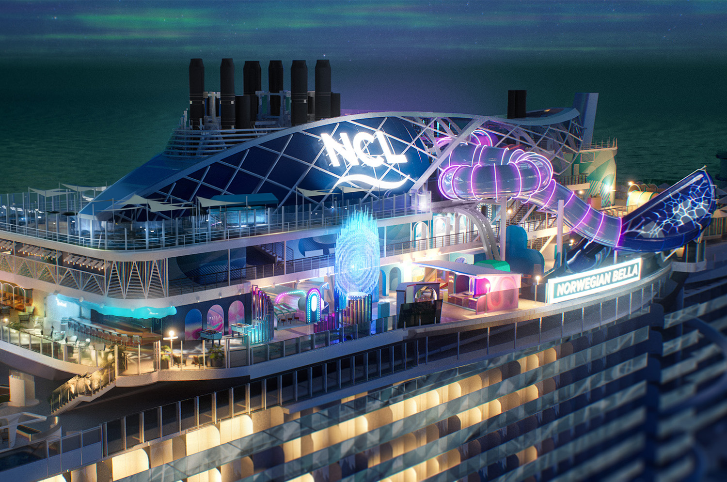 האוניה NCL BELLA (צילום: Norwegian Cruise Line)
