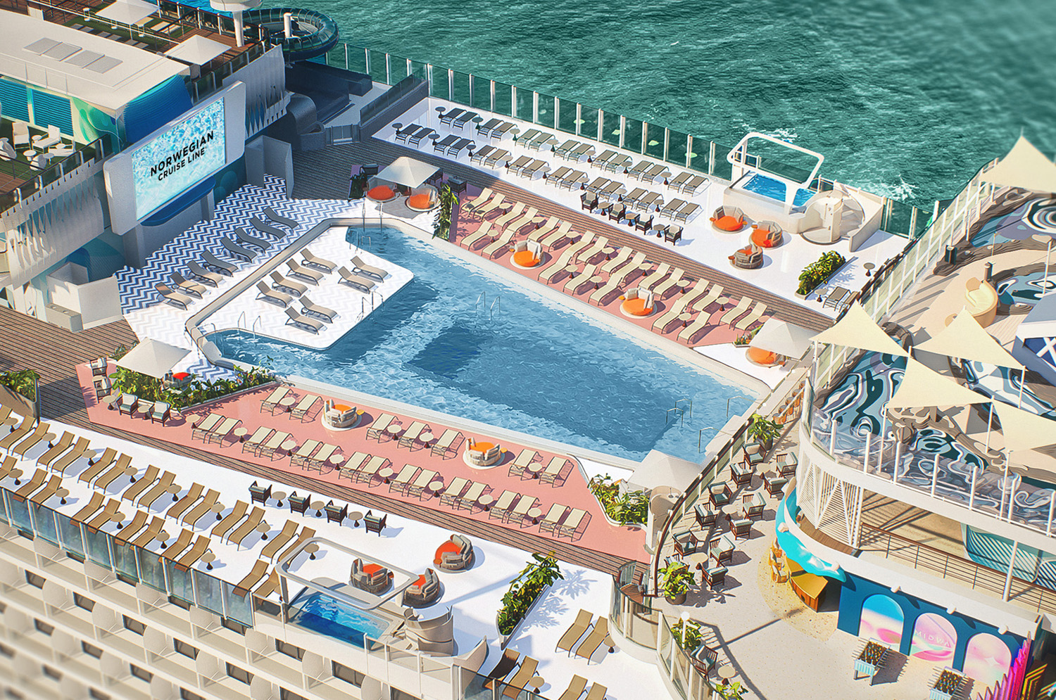 האוניה NCL BELLA (צילום: Norwegian Cruise Line)