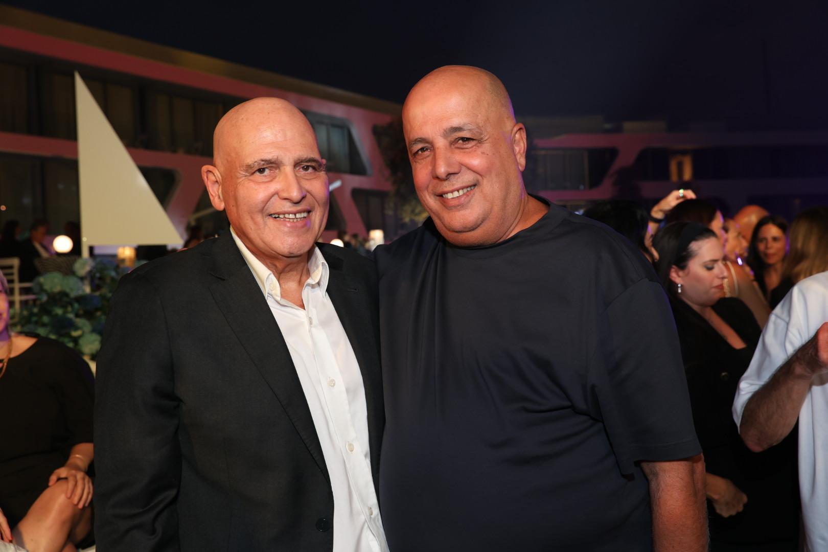 עמוס לוזון ודוד פתאל. צילום: עזרא לוי
